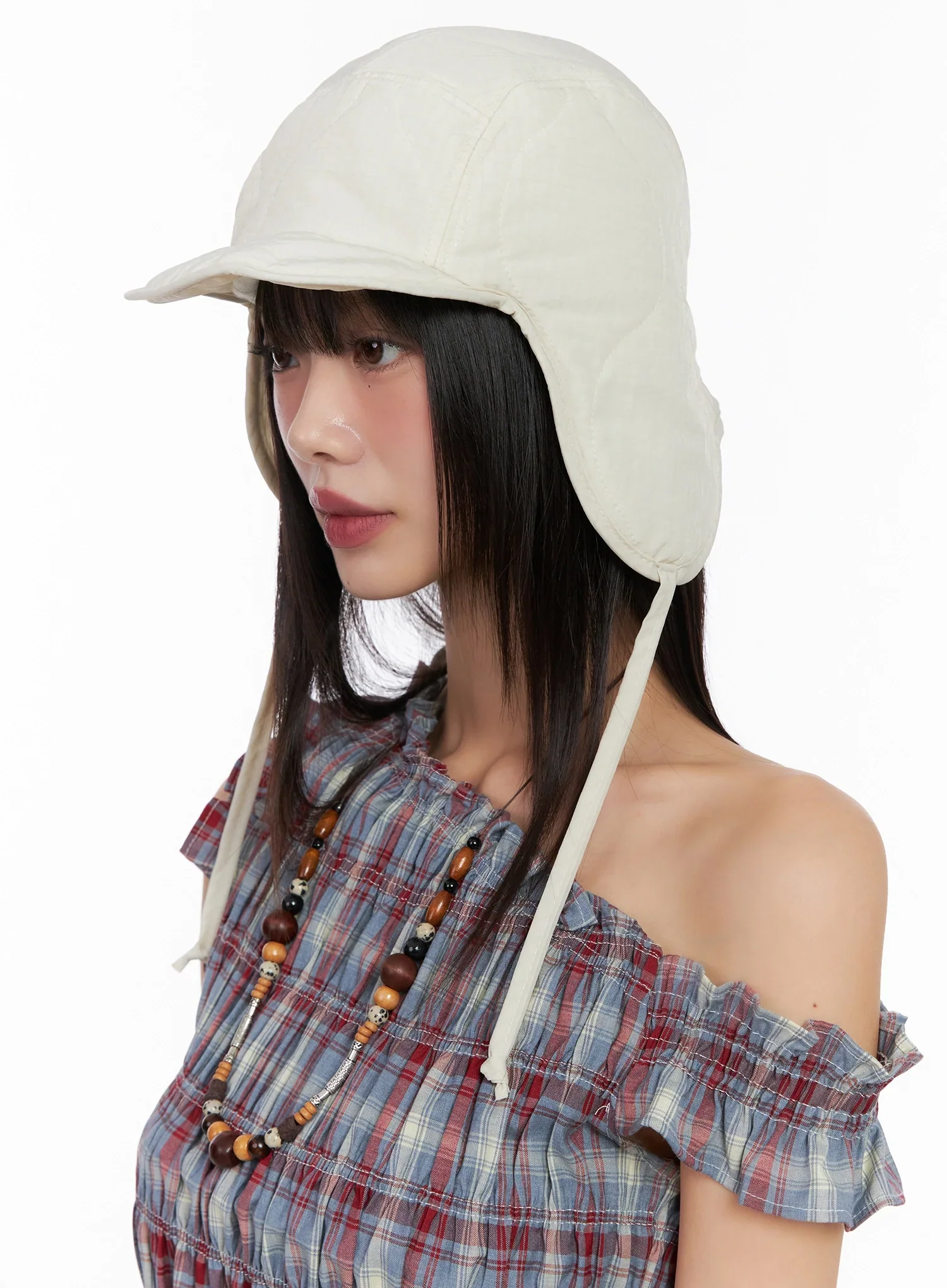 Quilted Ear Flap Hat IN503 - Image 7