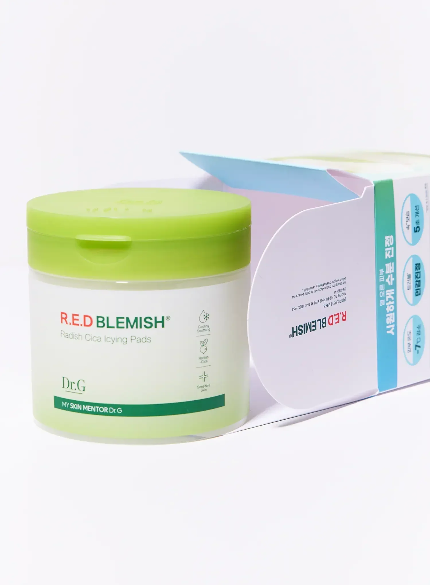 R.E.D Blemish Radish Cica Icying Pads (60ea) - Image 4
