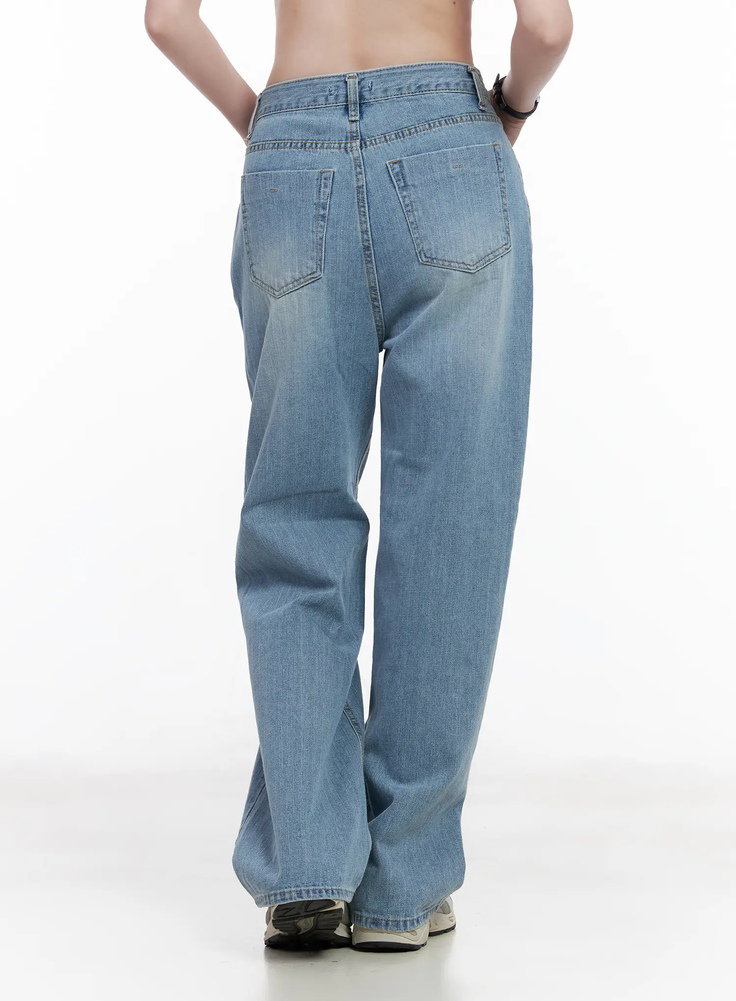 Raquelle High-Waist Wide Leg Jeans CA510 - Image 6