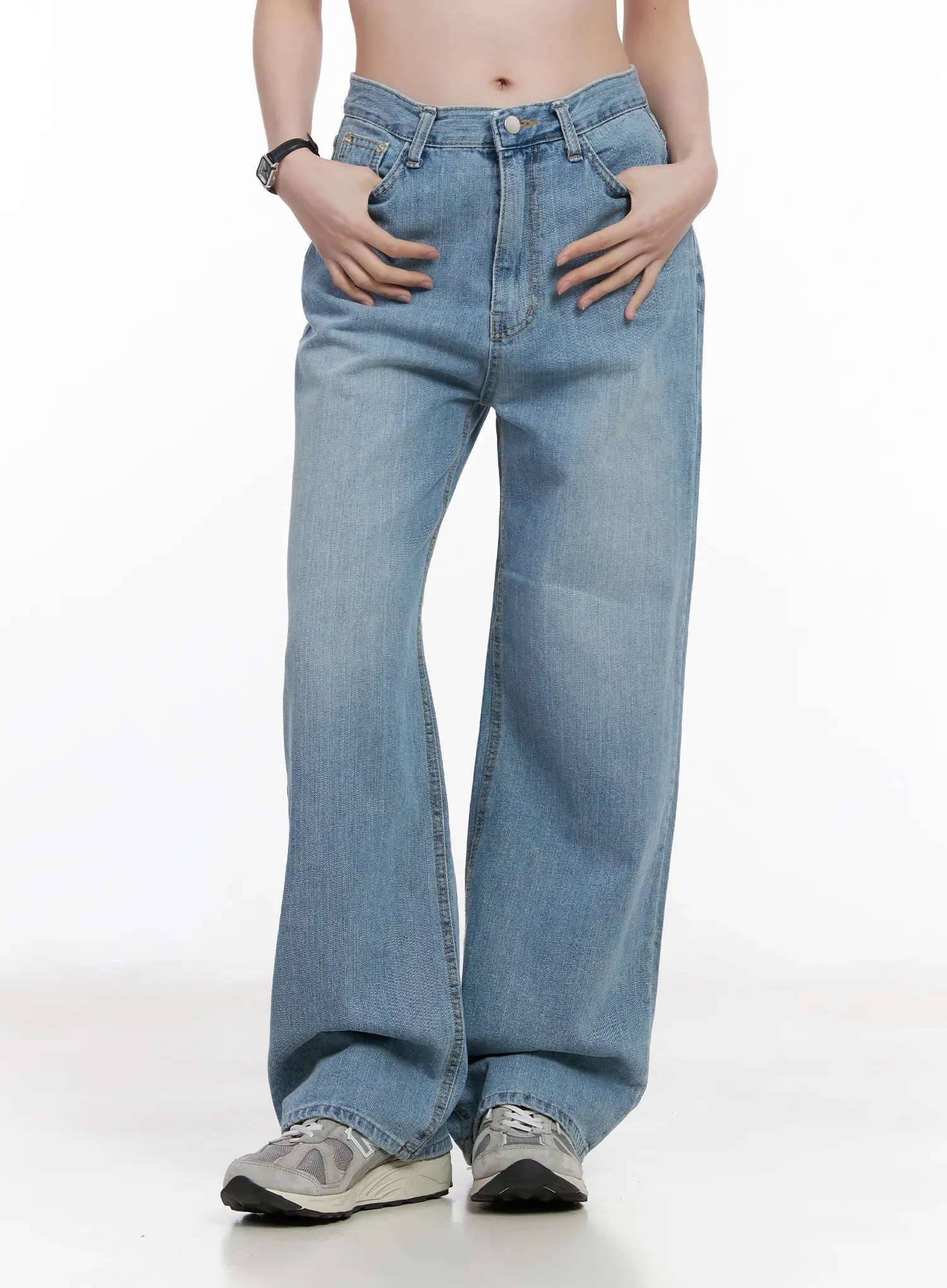 Raquelle High-Waist Wide Leg Jeans CA510 - Image 8