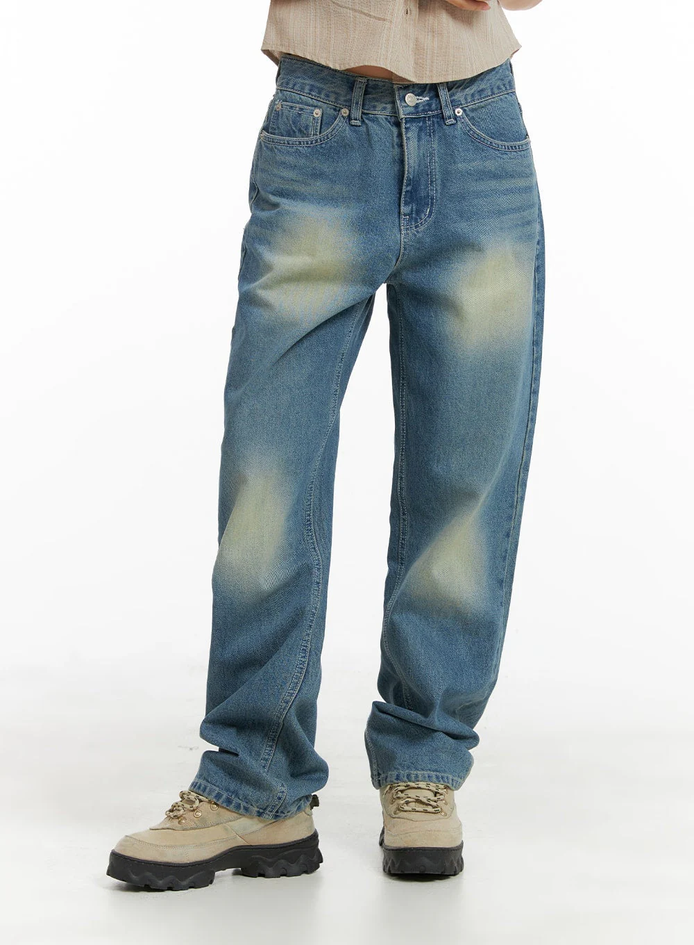 Recycled Washed Jeans (Unisex) CM425 - Image 4