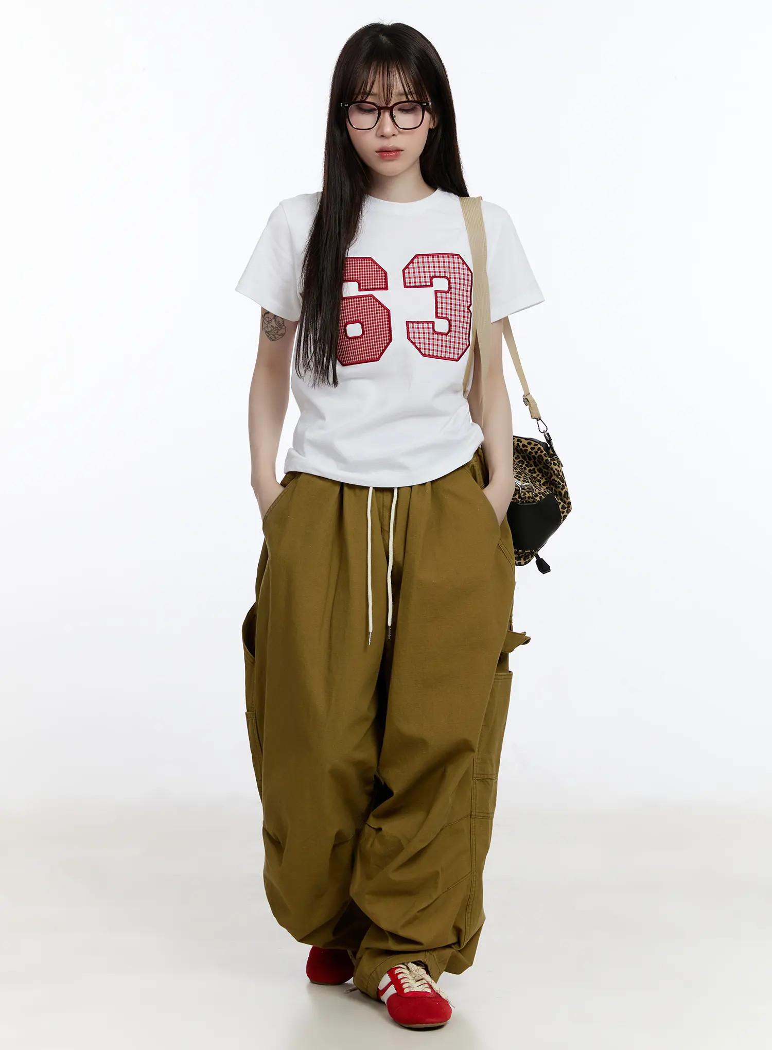 Relaxed-Fit Baggy Carpenter Pants CA501 - Image 2