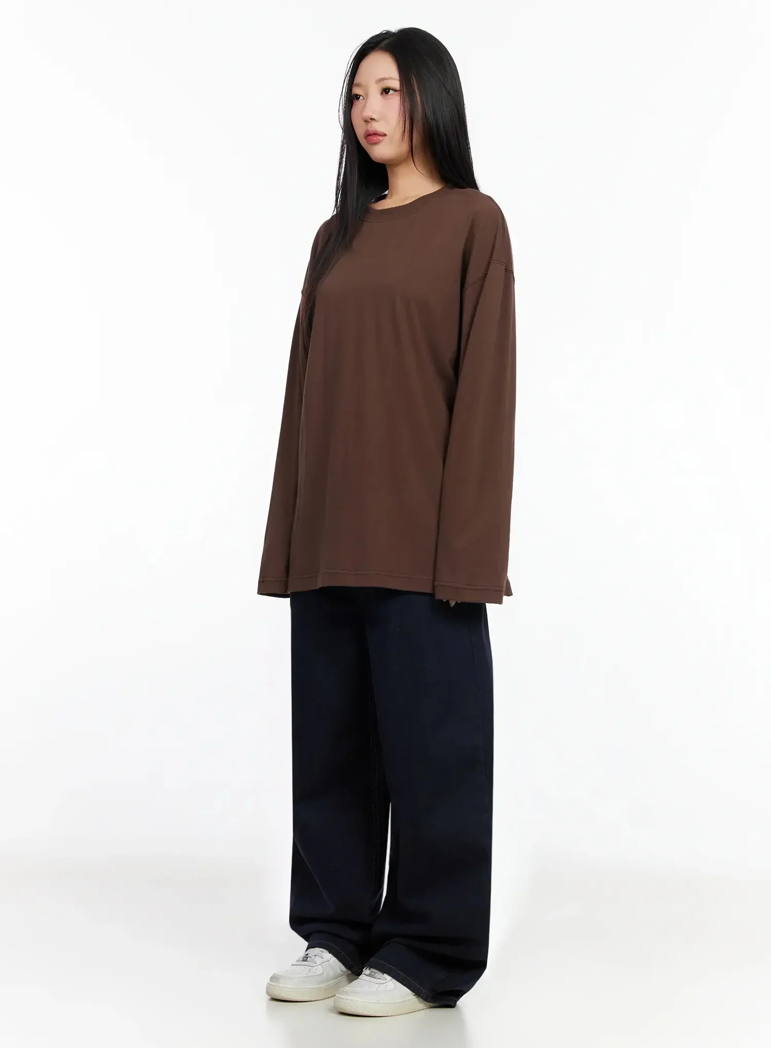 Relaxed-Fit Long Sleeve Tee IA507 - Image 10