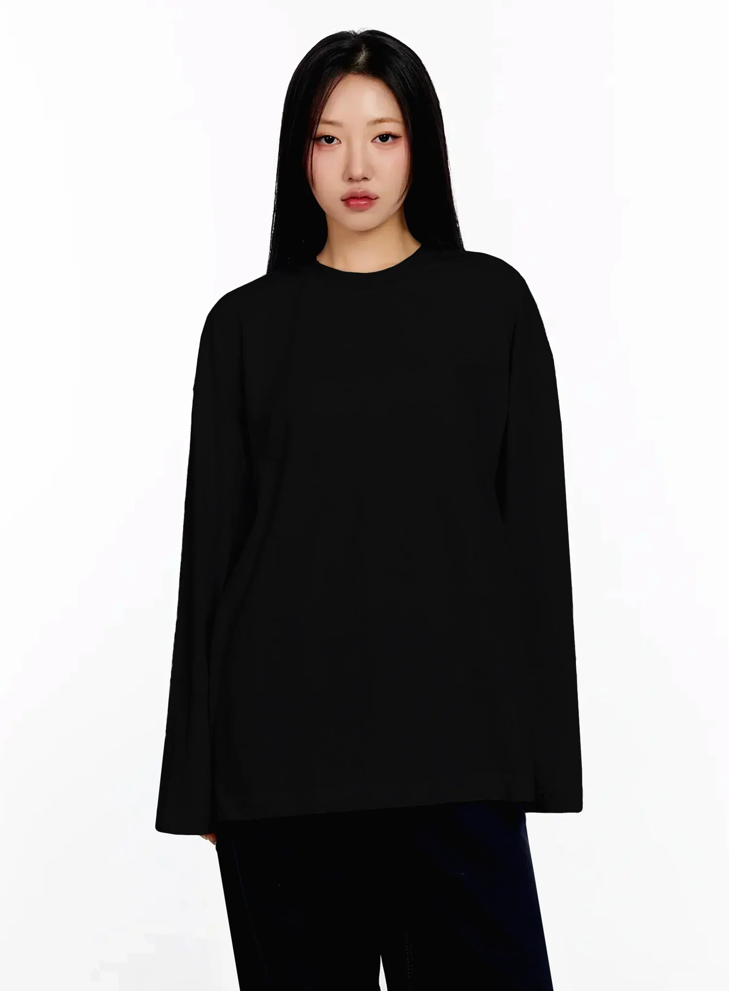 Relaxed-Fit Long Sleeve Tee IA507 - Image 14