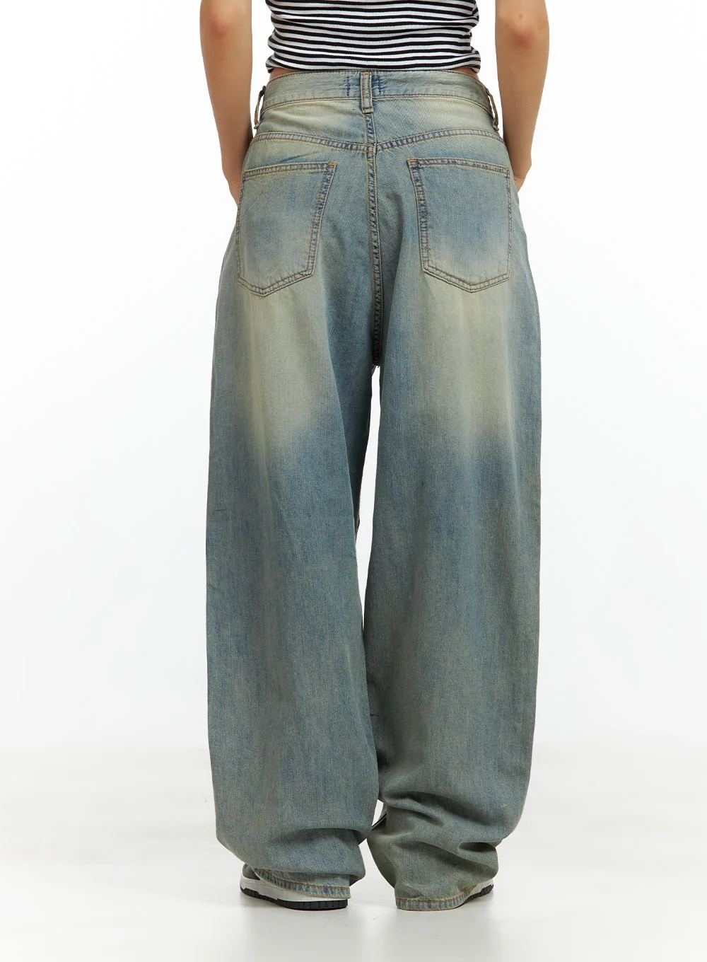Relaxed Wide-Leg Jeans CU420 - Image 5