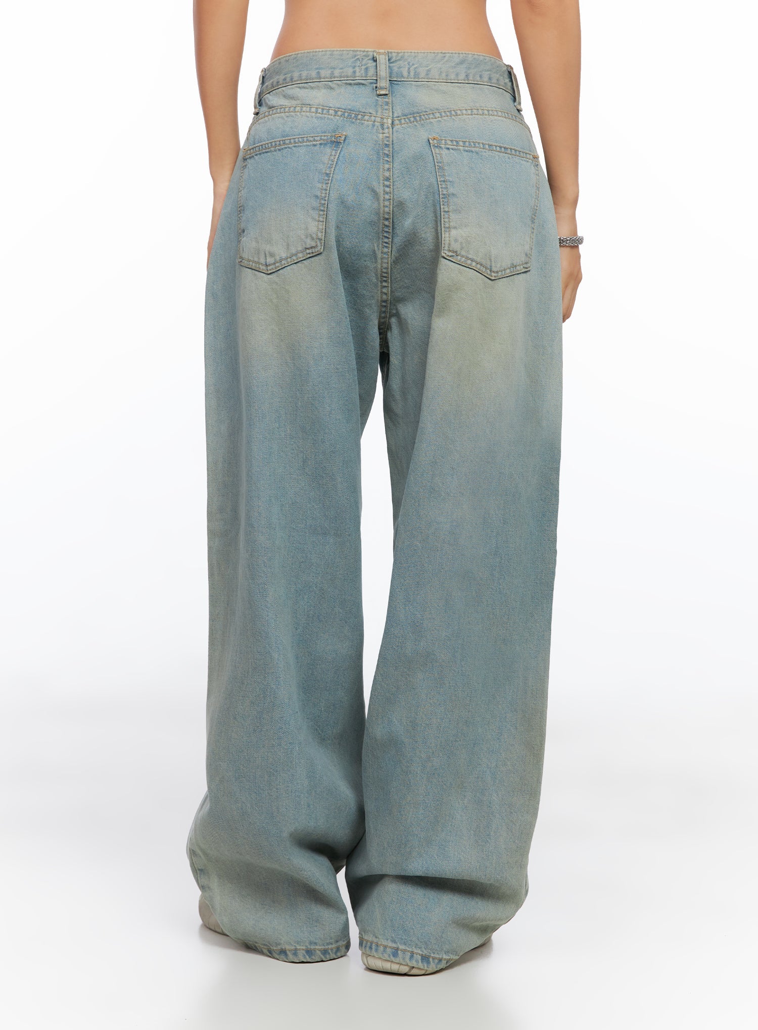 Remi Washed Baggy Jeans CO515 - Image 7
