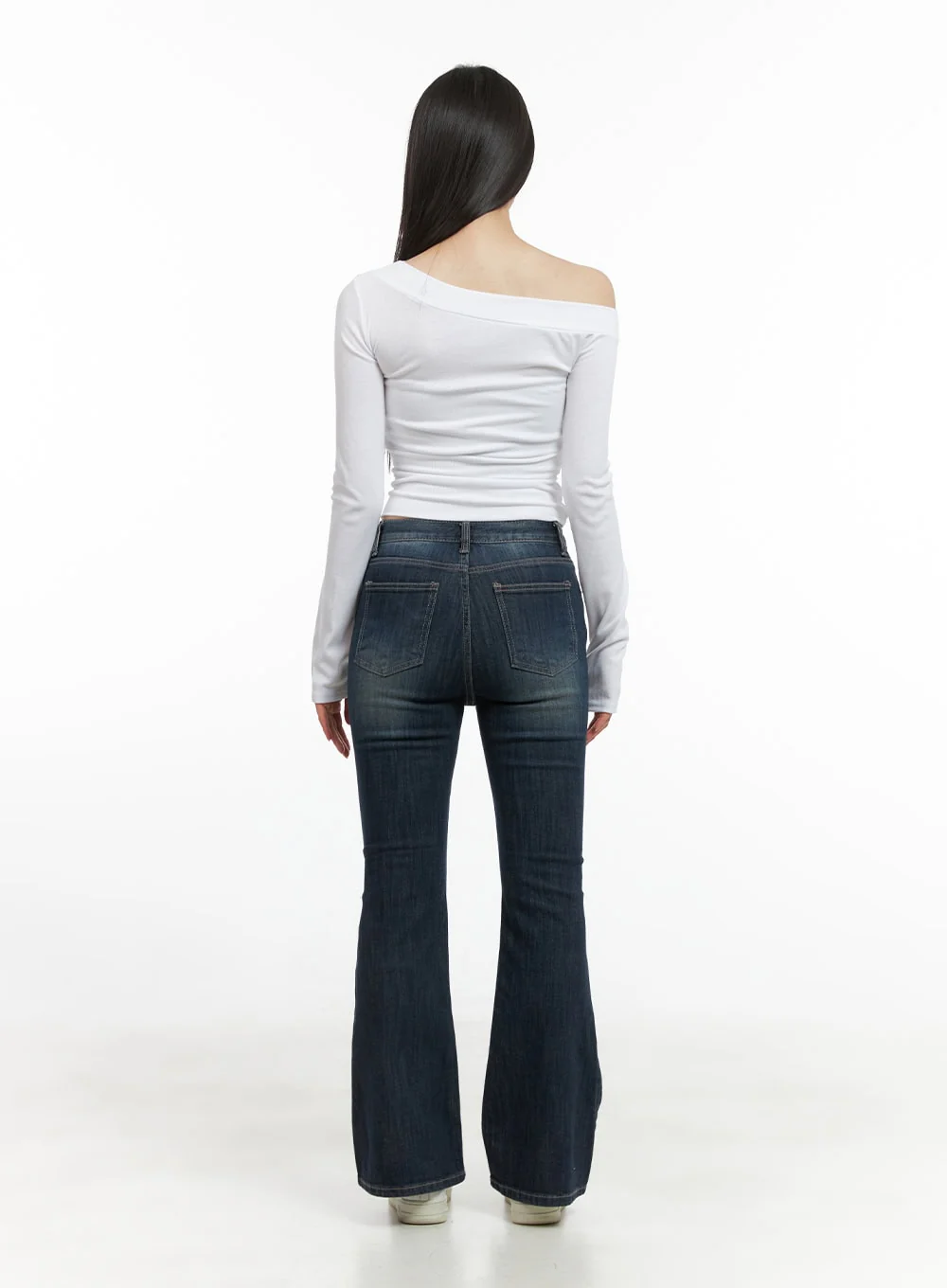 Remy Washed Bootcut Jeans CG420 - Image 4