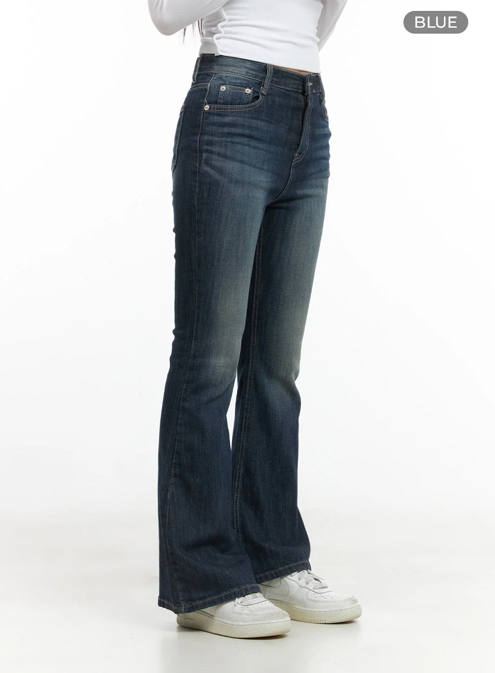 Remy Washed Bootcut Jeans CG420 - Image 7