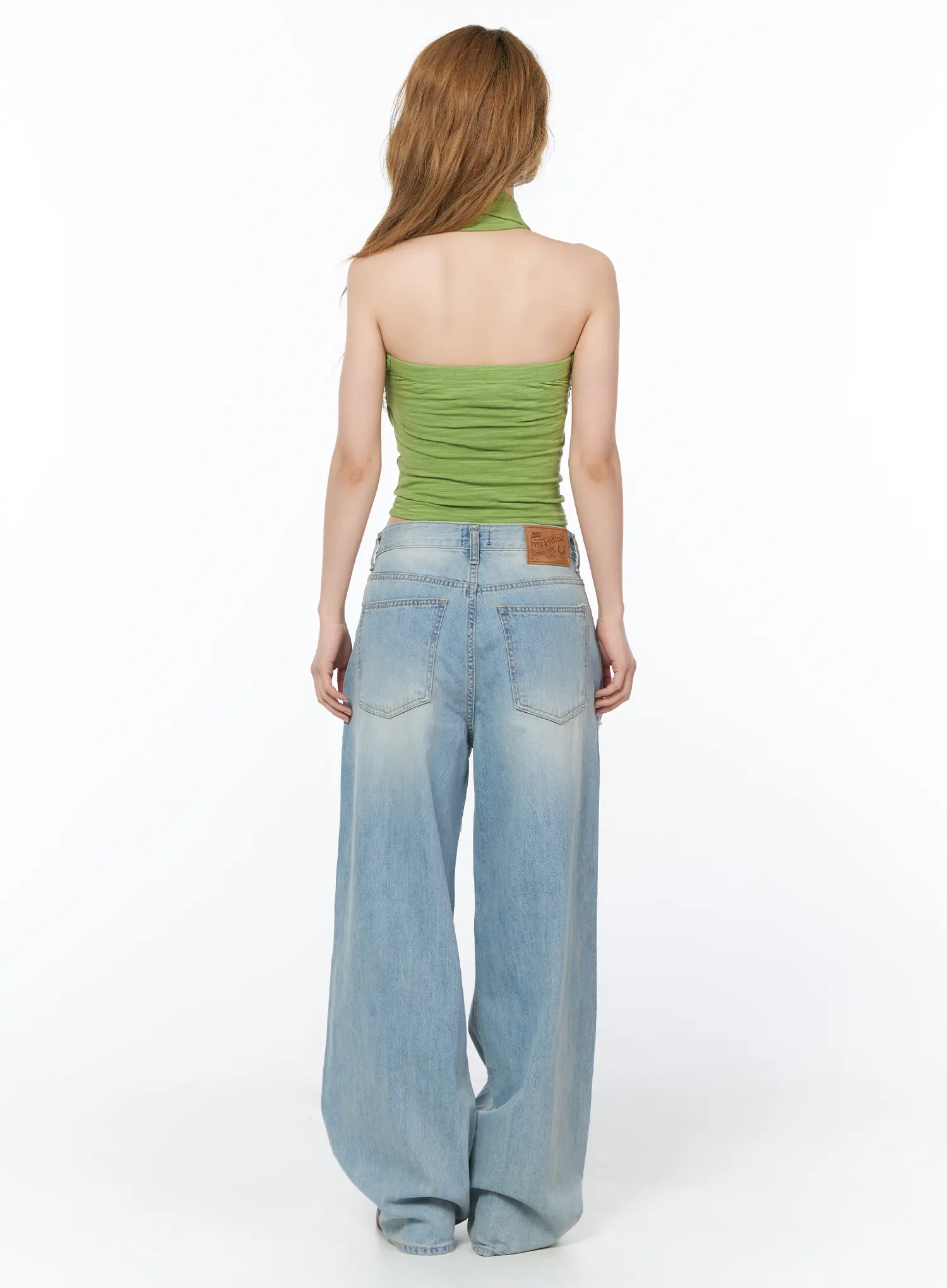 Renata Distressed Wide Leg Jeans CY508 - Image 8