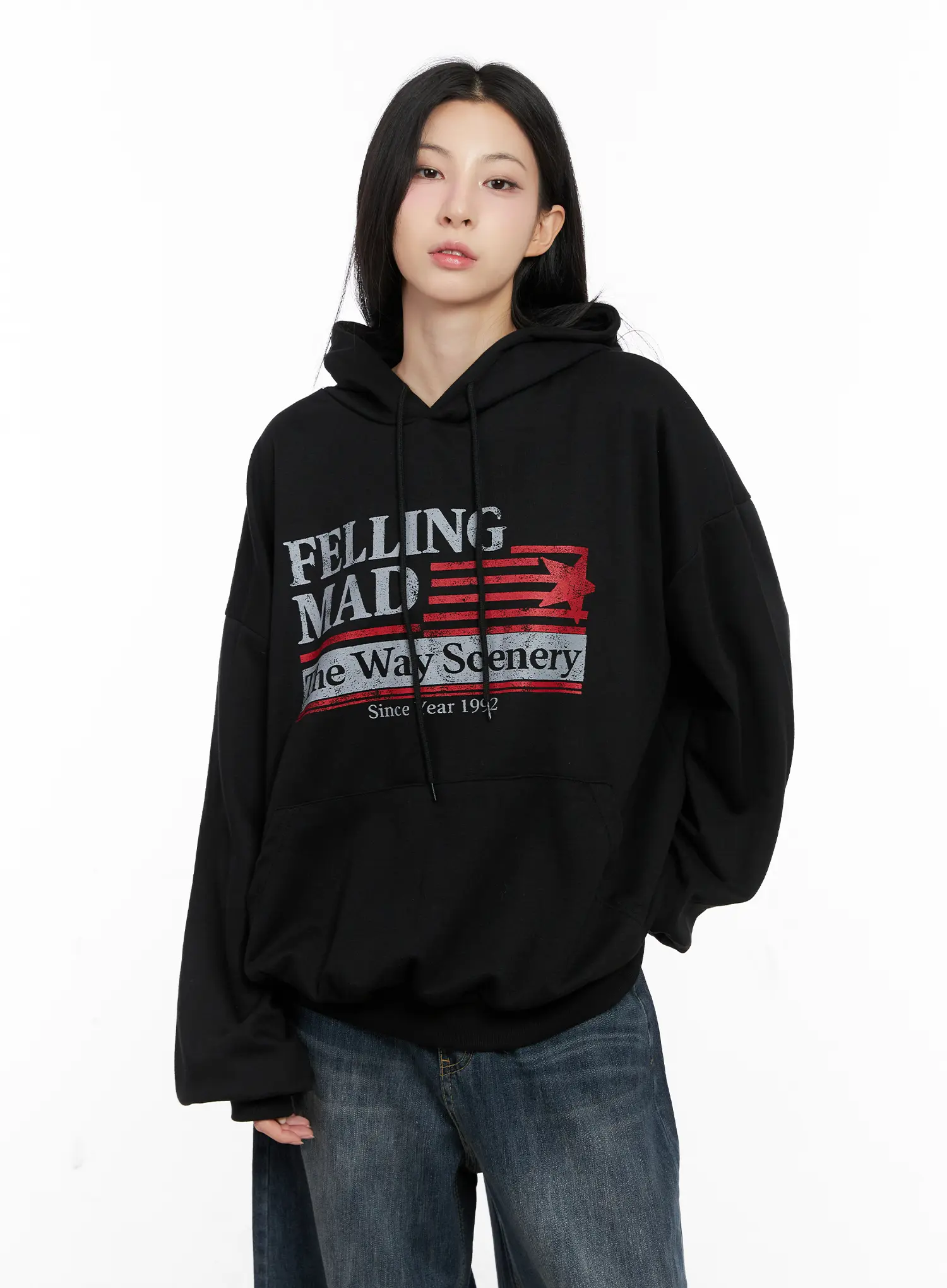 Retro Graphic Hoodie CG525 - Image 2