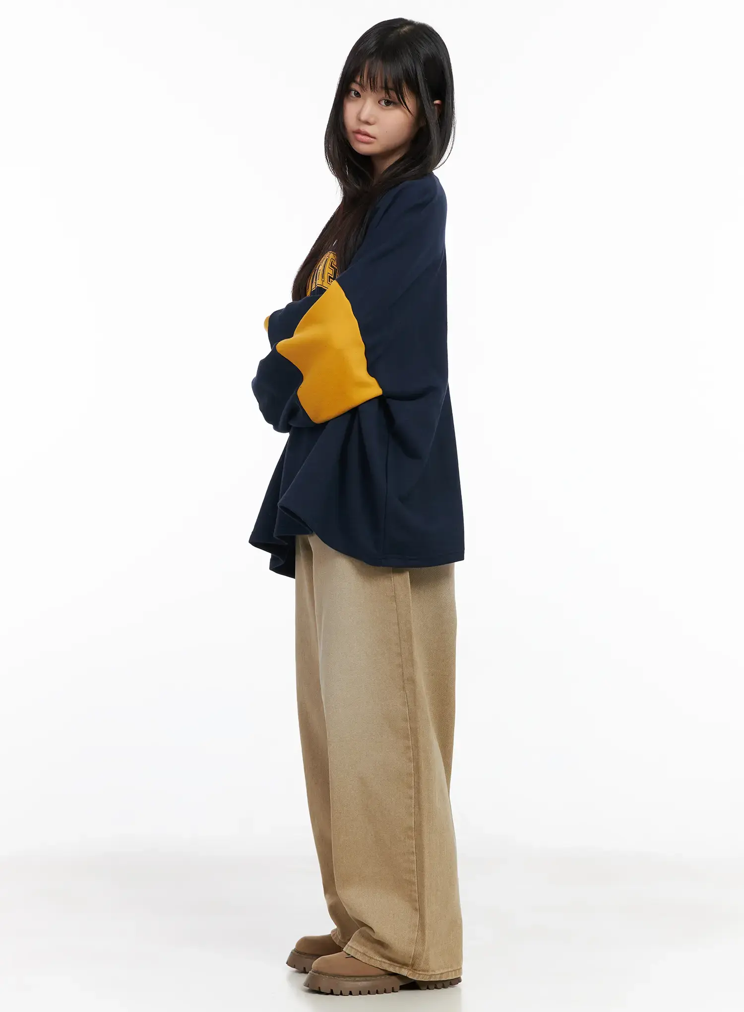 Retro Washed Wide-Leg Pants CM513 - Image 6