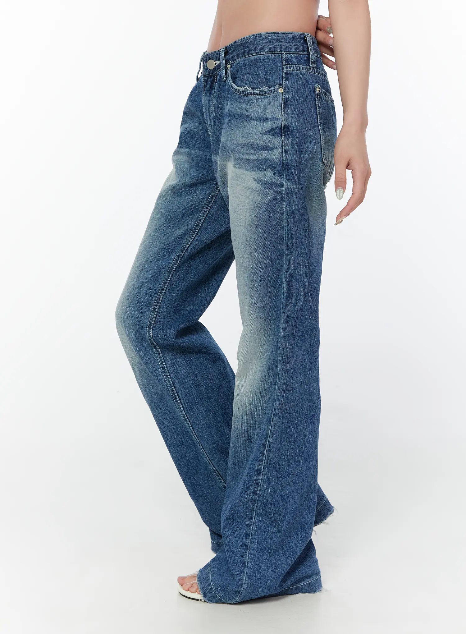 Ria Classic Wide Leg Jeans CY514 - Image 6