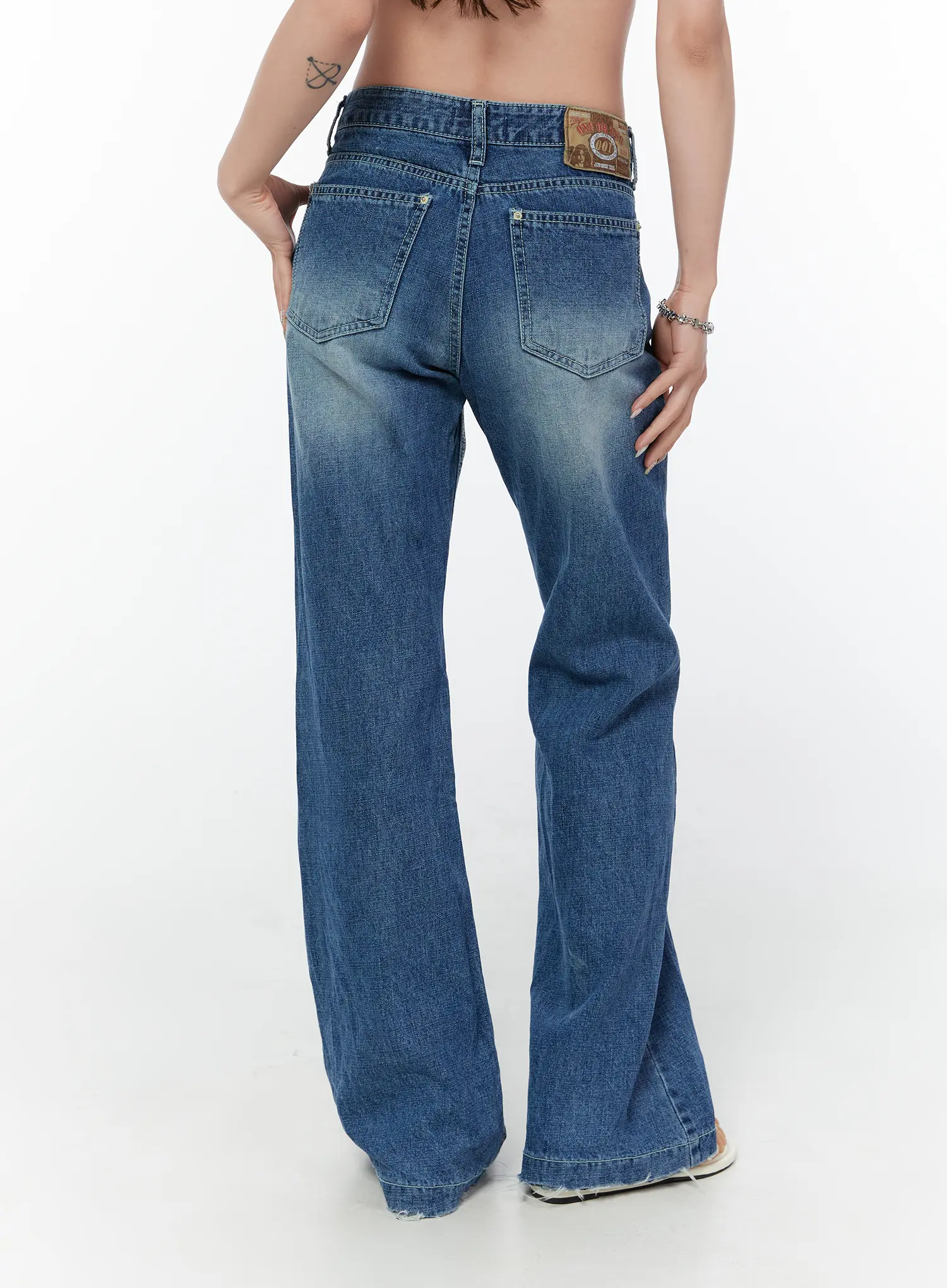 Ria Classic Wide Leg Jeans CY514 - Image 8