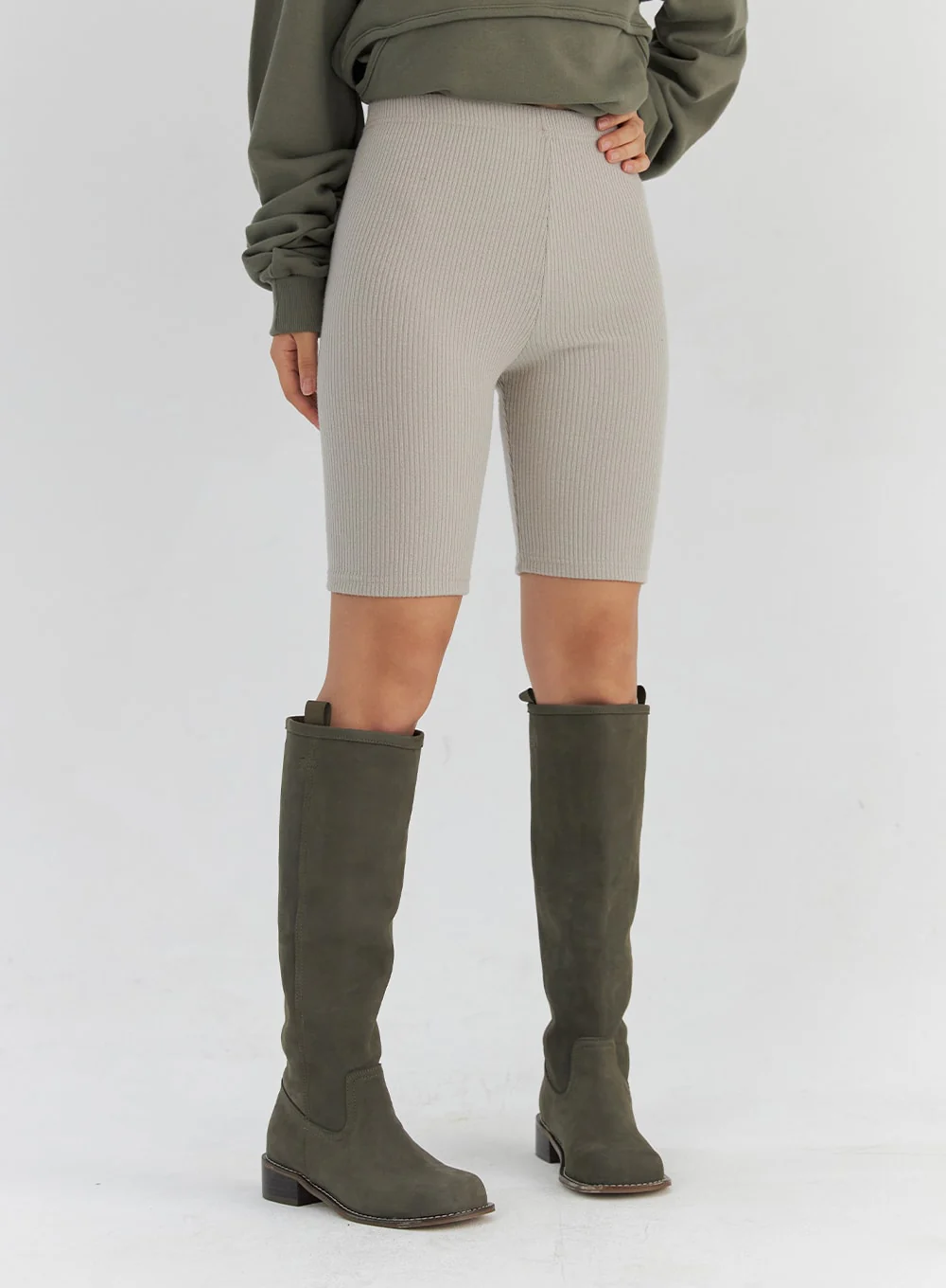 Ribbed Biker Leggings CS321 - Image 5