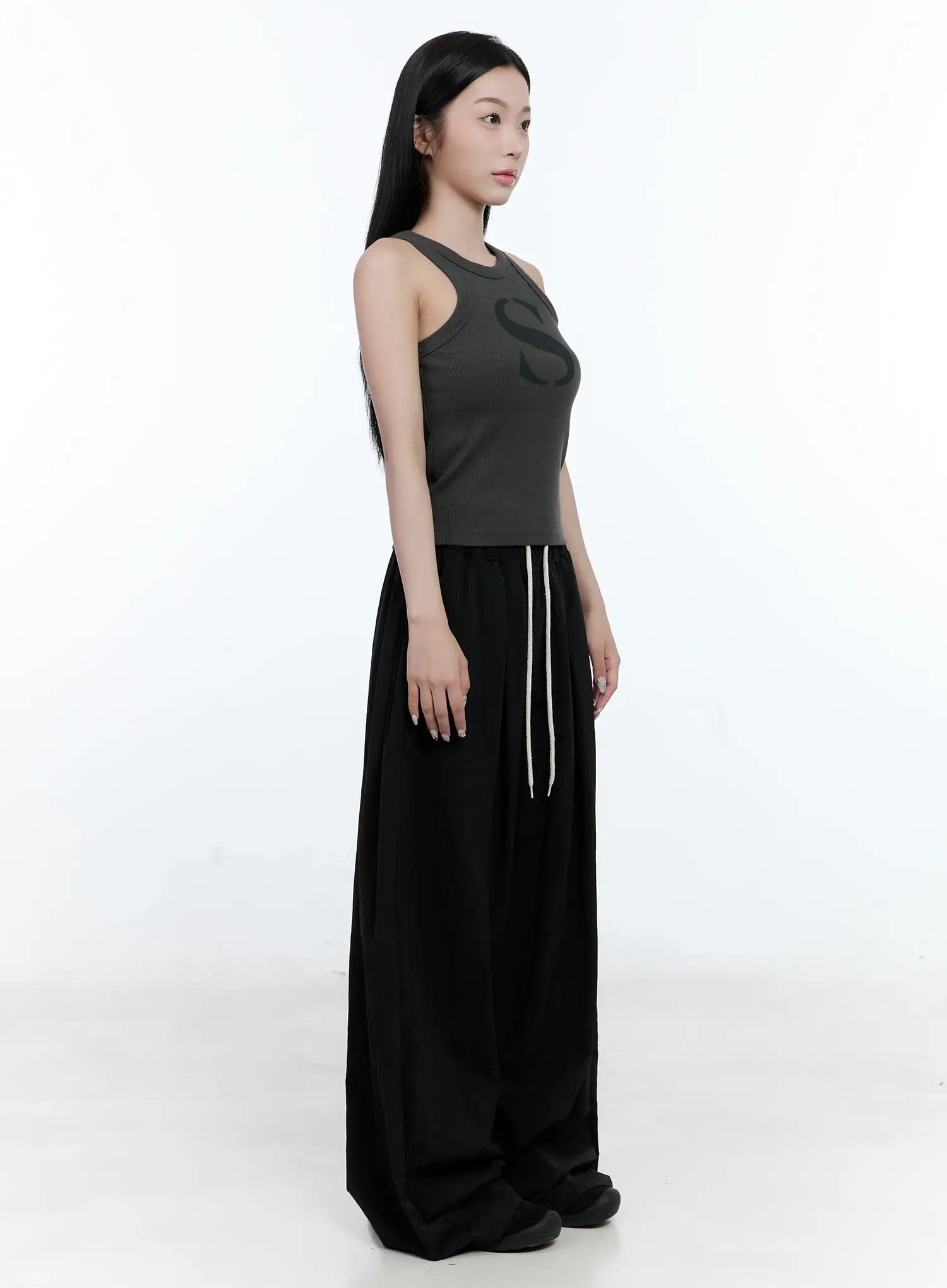 Ribbed Graphic Tank Top CG501 - Image 4