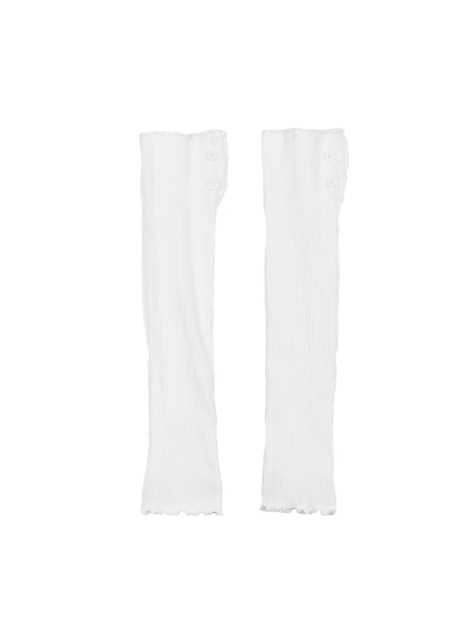 Ribbed Lace Botton Leg Warmers CY513 - Image 9