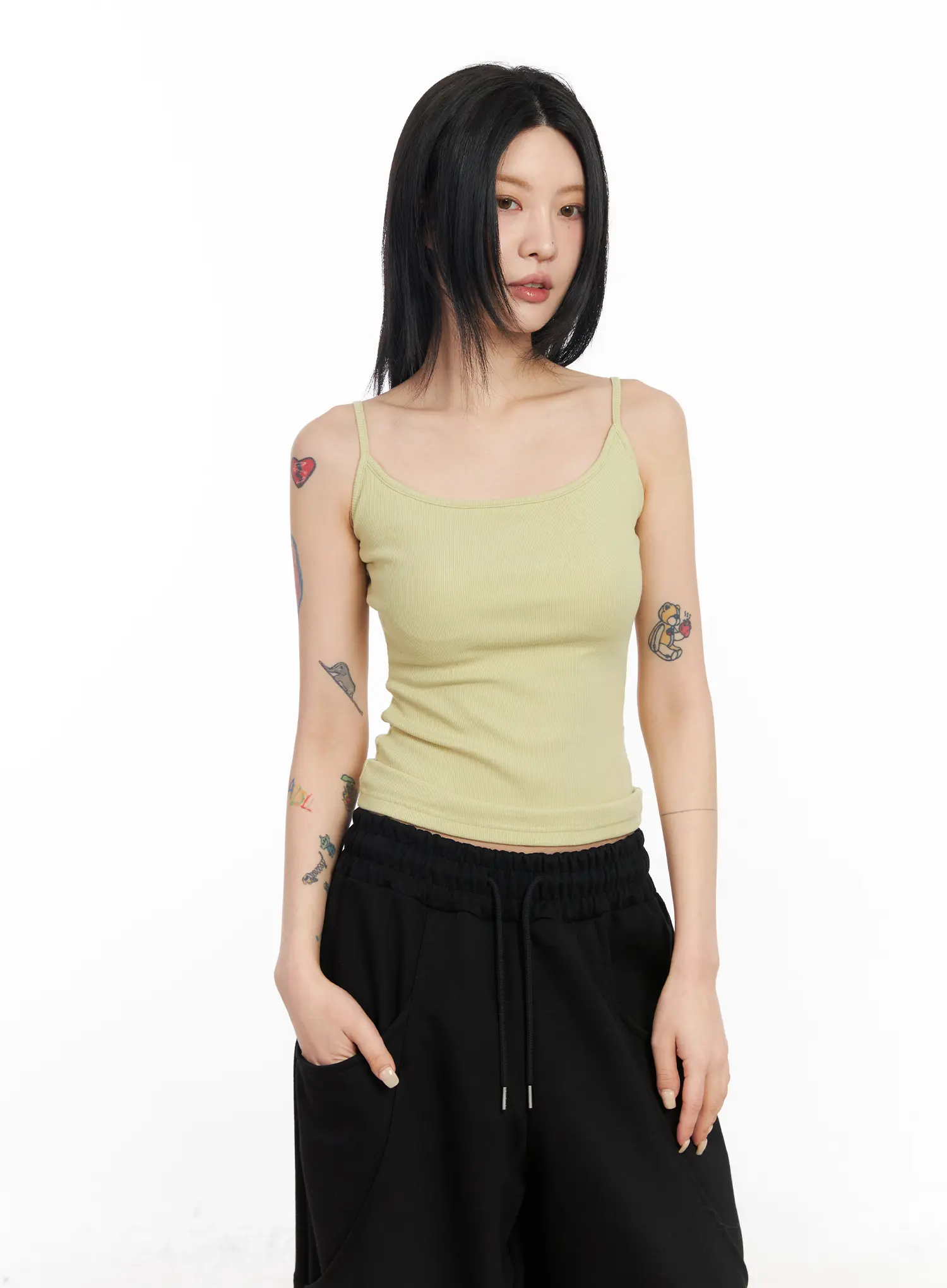 Ribbed Sleeveless Tank Top CF526 - Image 5