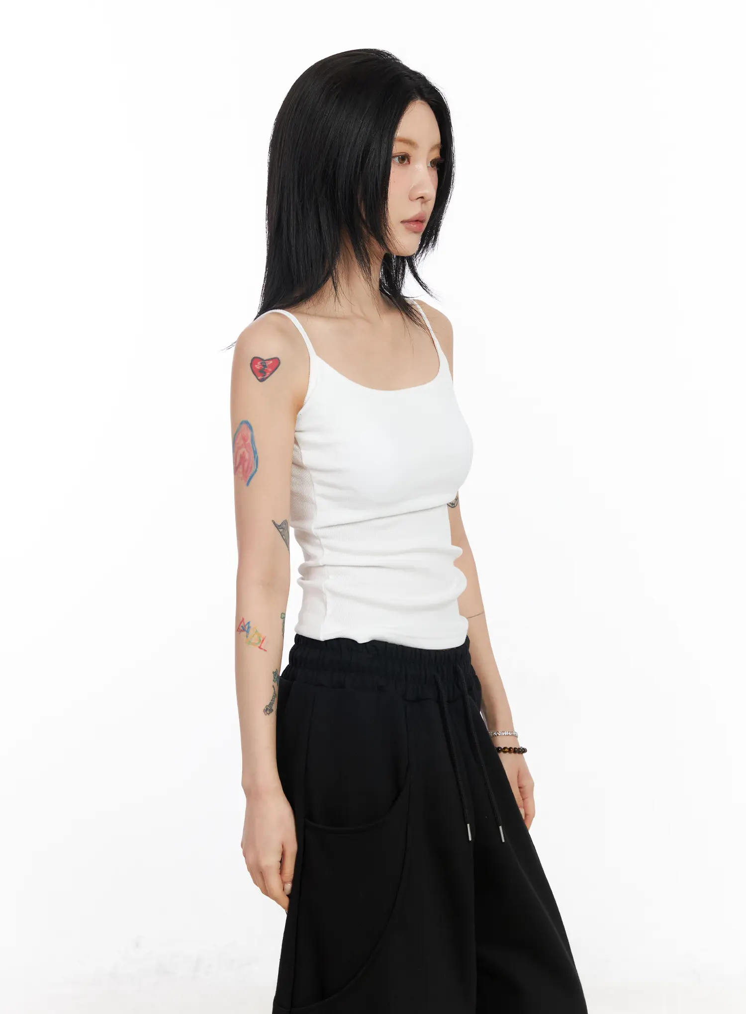 Ribbed Sleeveless Tank Top CF526 - Image 8