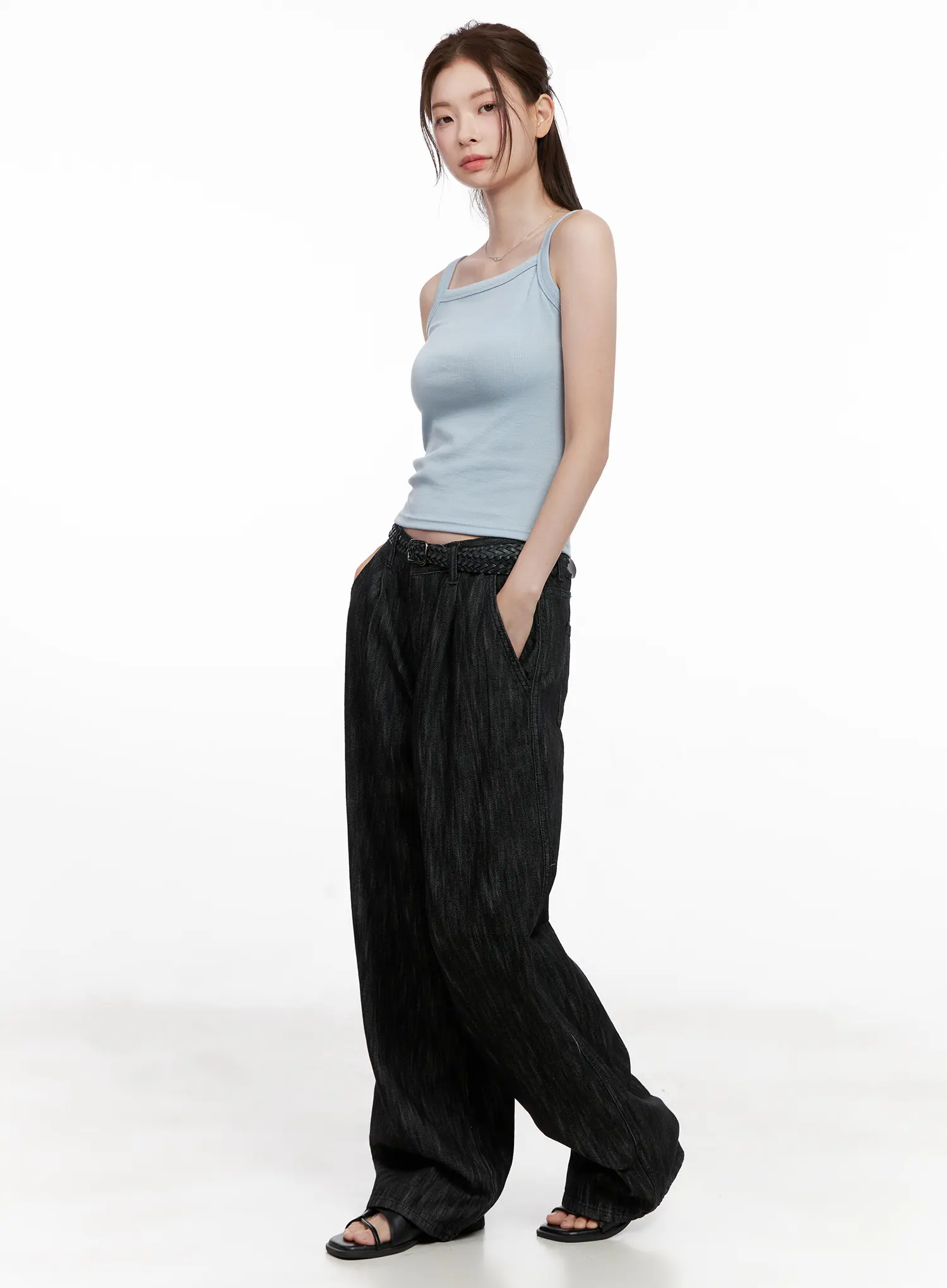 Ribbed Sleeveless Top CL523 - Image 4