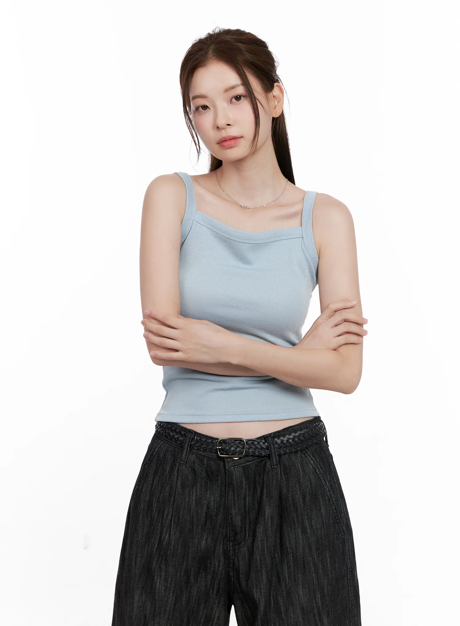 Ribbed Sleeveless Top CL523 - Image 7