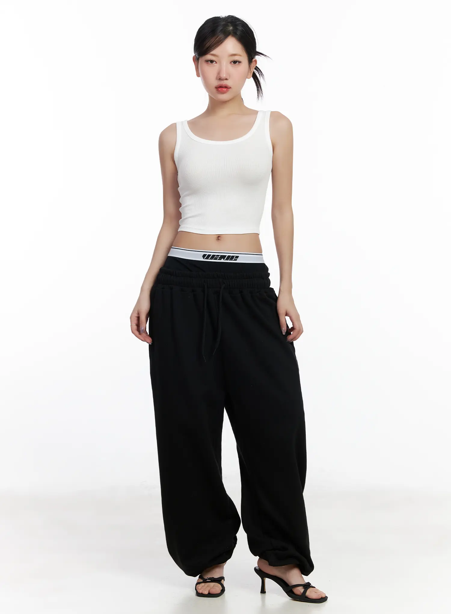 Ribbed U-Neck Cropped Top CF503 - Image 3