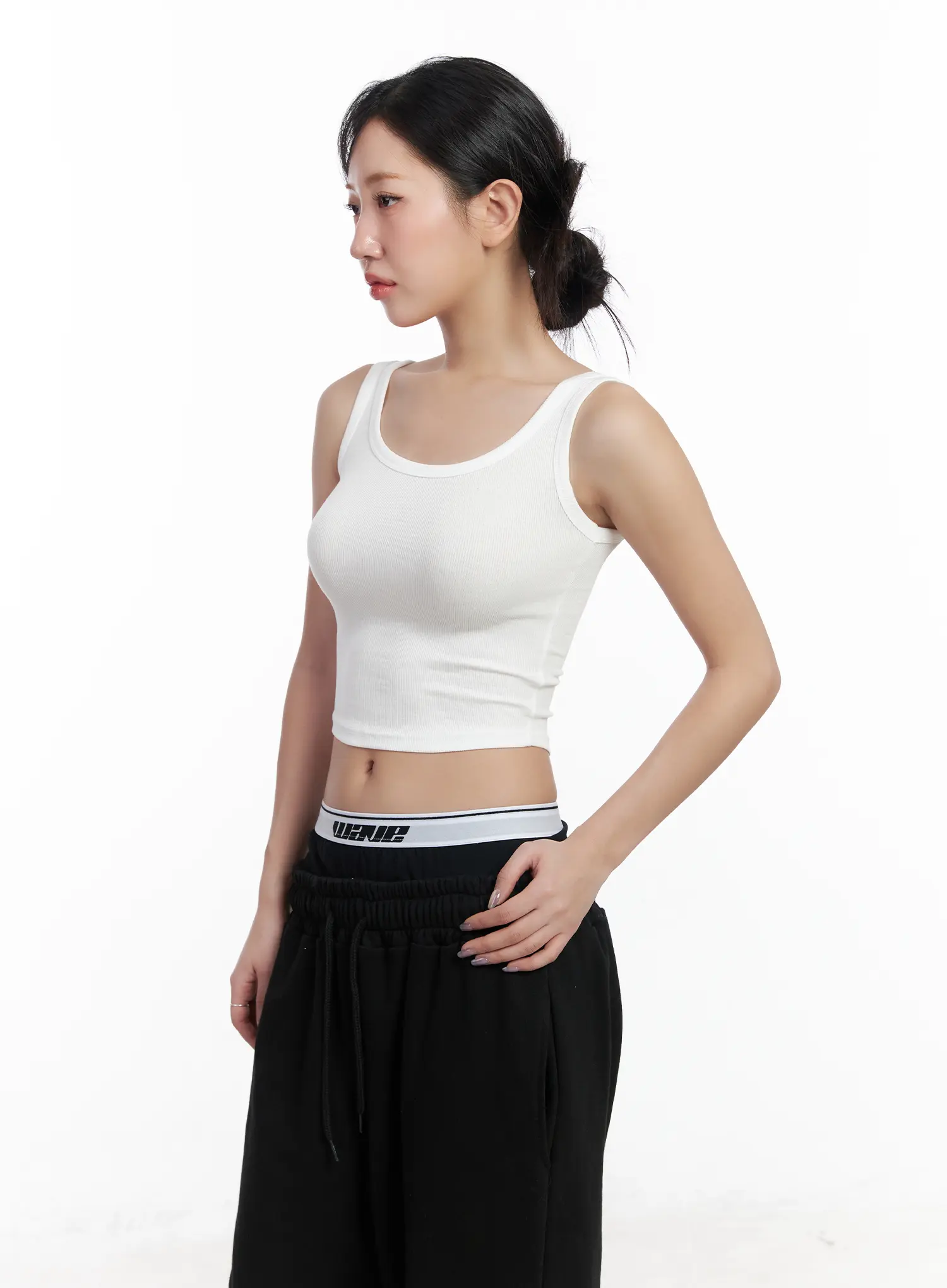 Ribbed U-Neck Cropped Top CF503 - Image 6