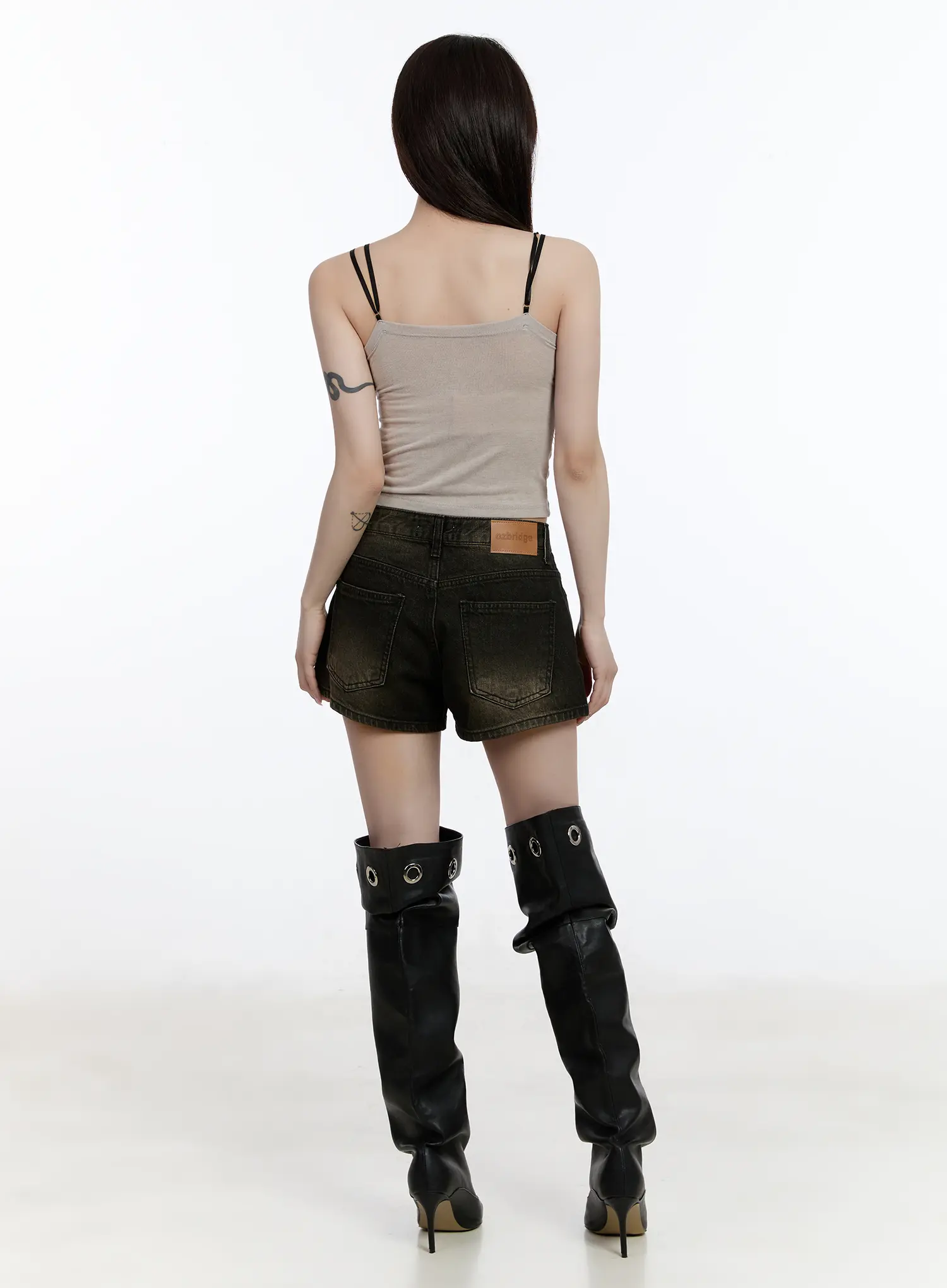 Ribbon Crop Tank Top CA503 - Image 5