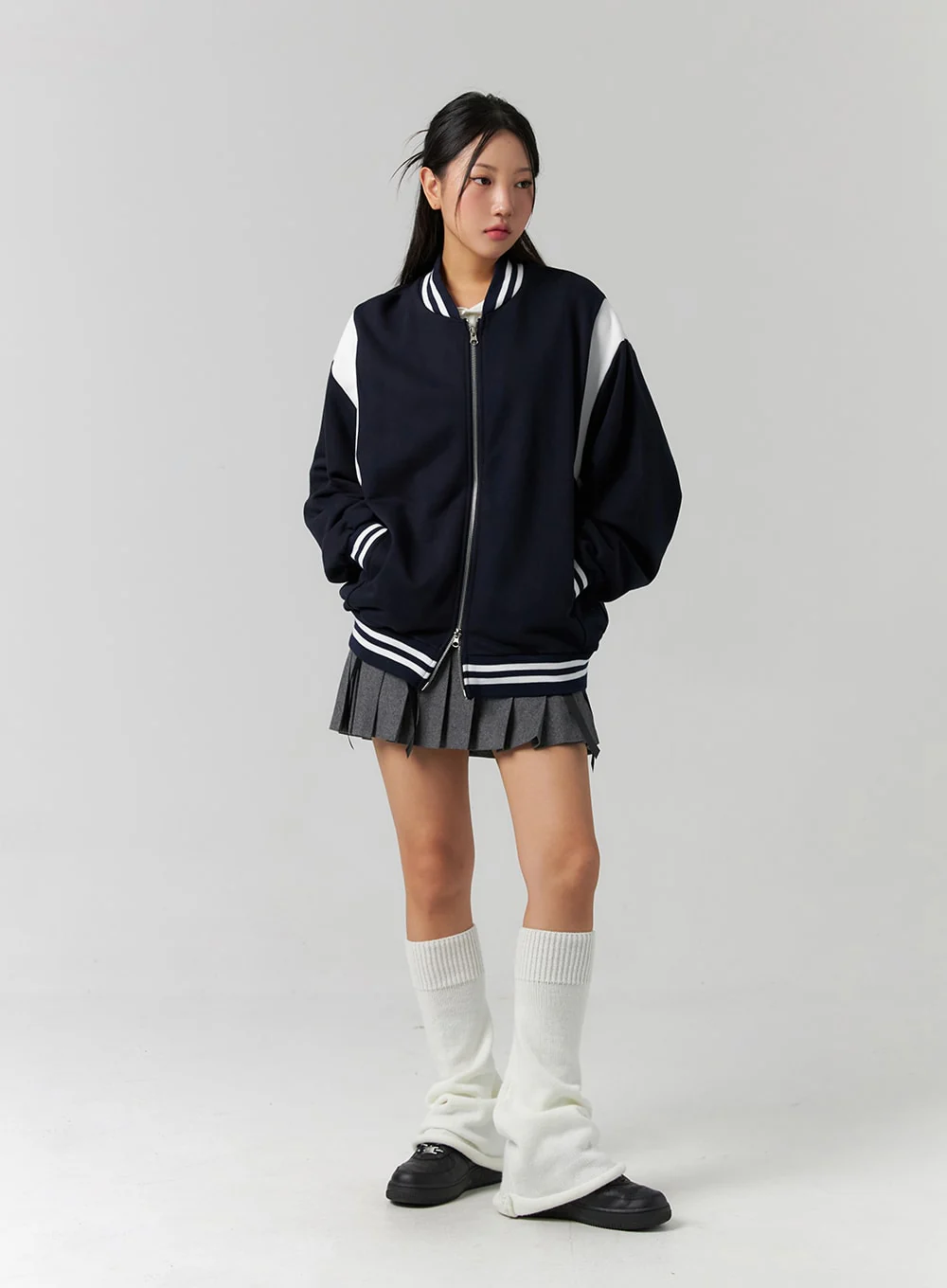 Ribbon Pleated Mini Skirt CS320 - Image 11