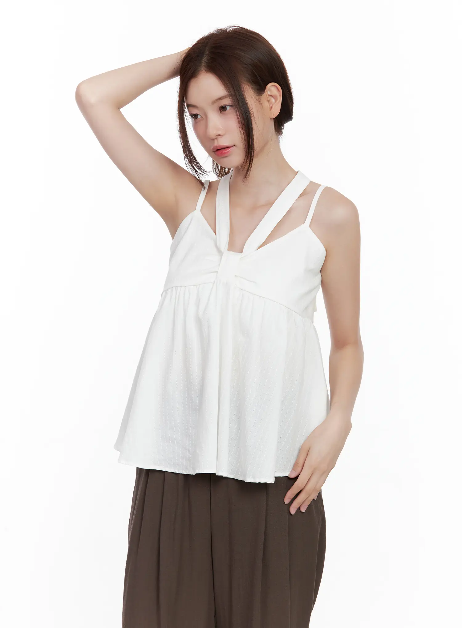 Ribbon Tie Tank & Scarf Set CL502 - Image 2