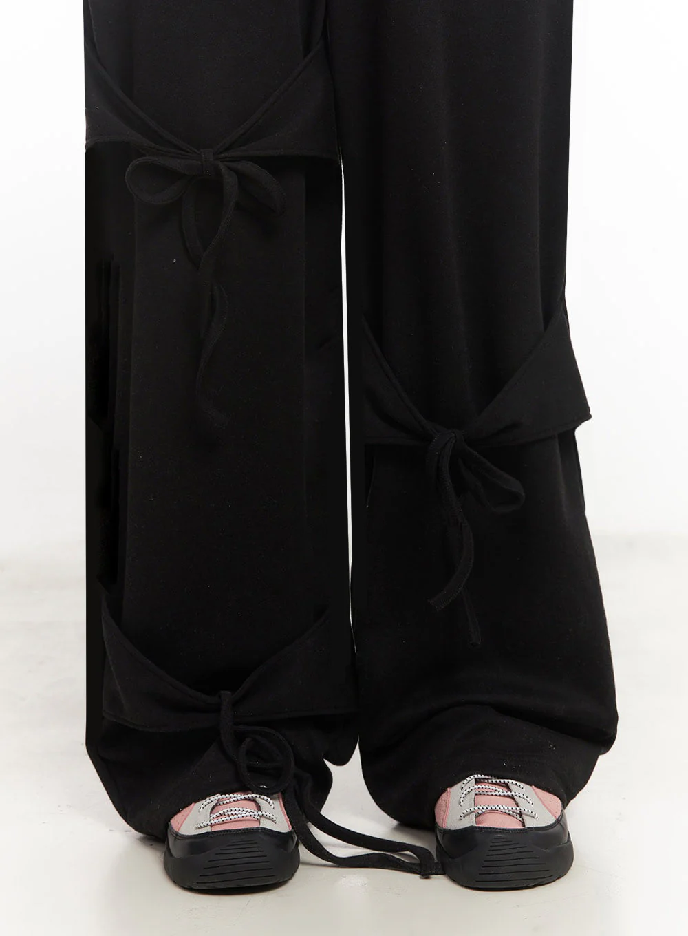 Ribbon Wide-Leg Sweatpants IA524 - Image 5