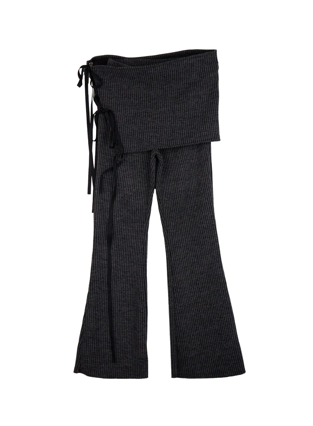 Ribboned Layered Skirt Pants Set CJ520 - Image 9