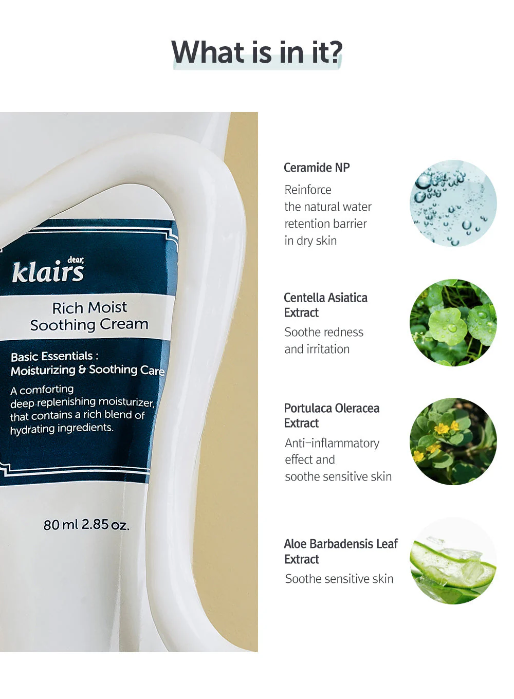 Rich Moist Soothing Cream (80g) - Image 6