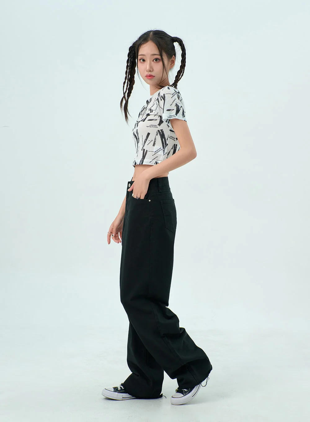 Ripped Cotton Pants BY317 - Image 7