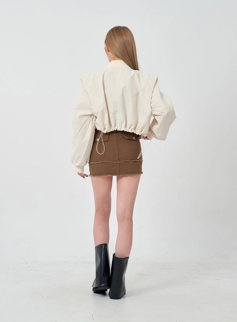 Ripped Ends Mini Skirt BD23 - Image 5