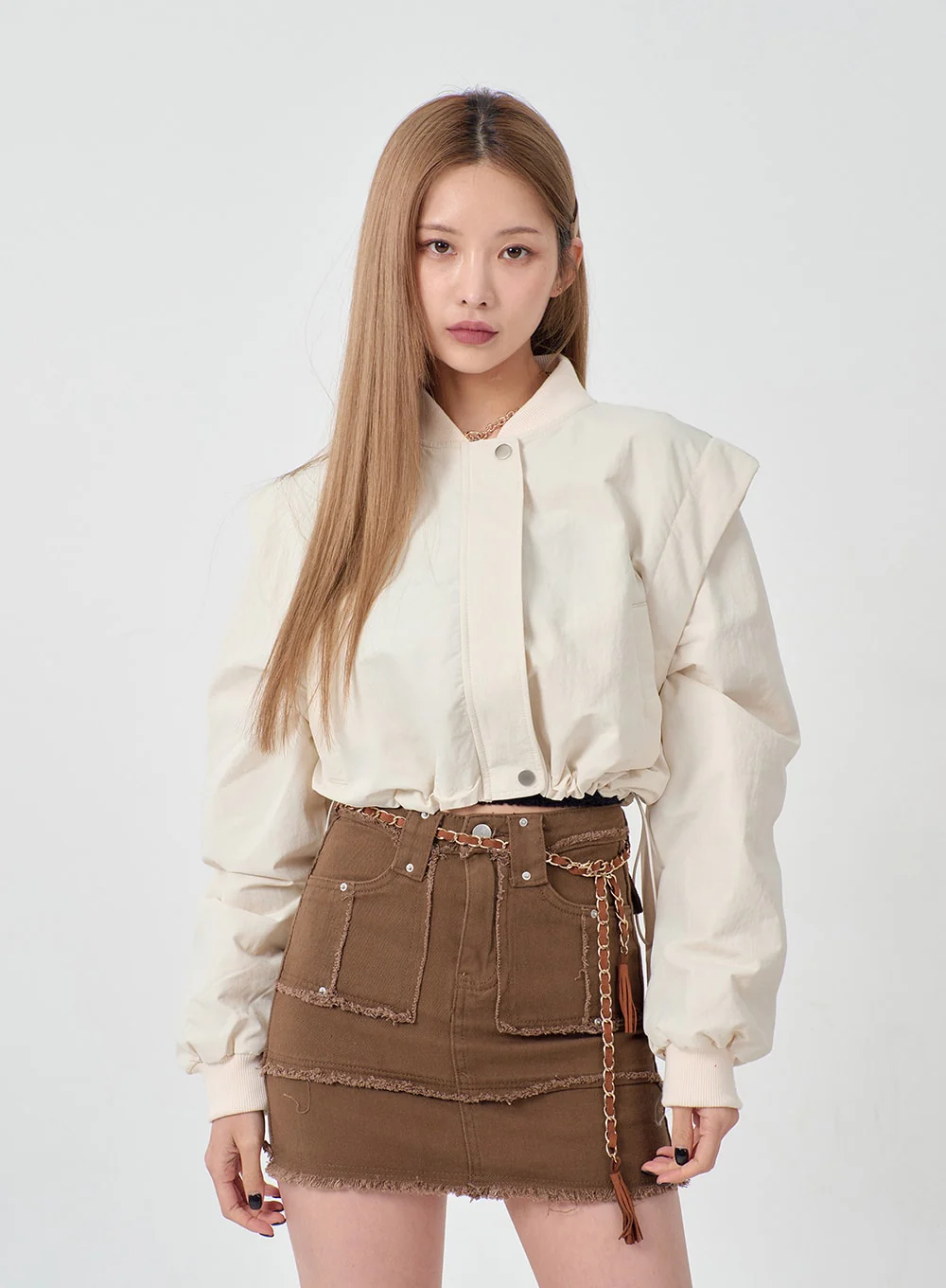 Ripped Ends Mini Skirt BD23 - Image 8