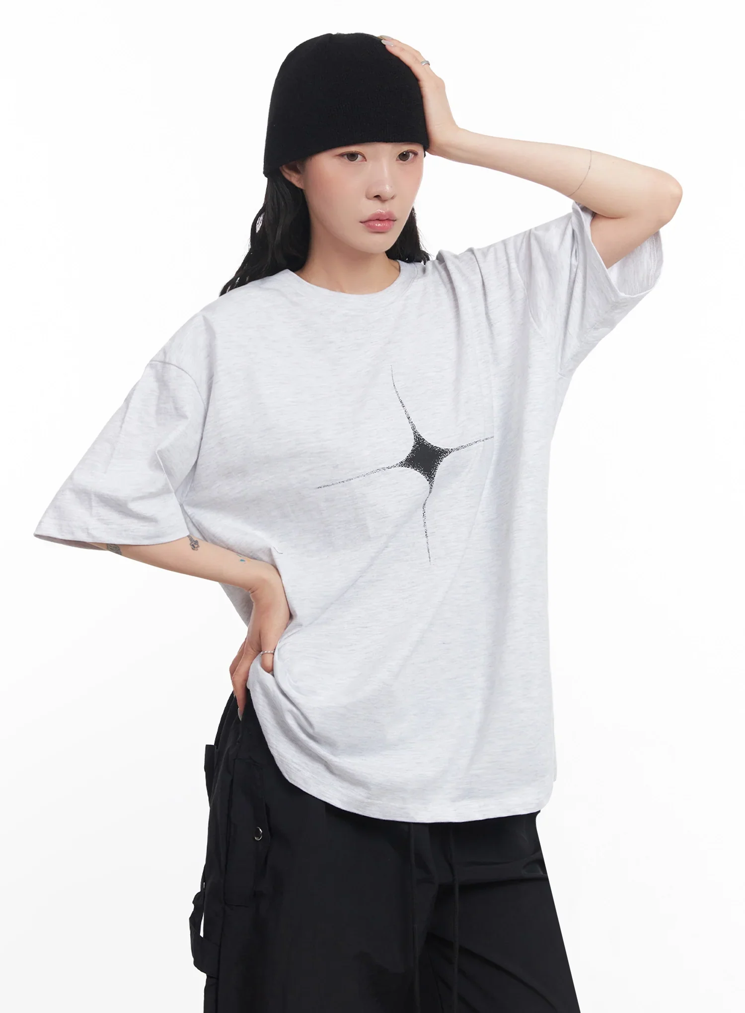 Rivet Edge Knit Beanie IC503 - Image 3