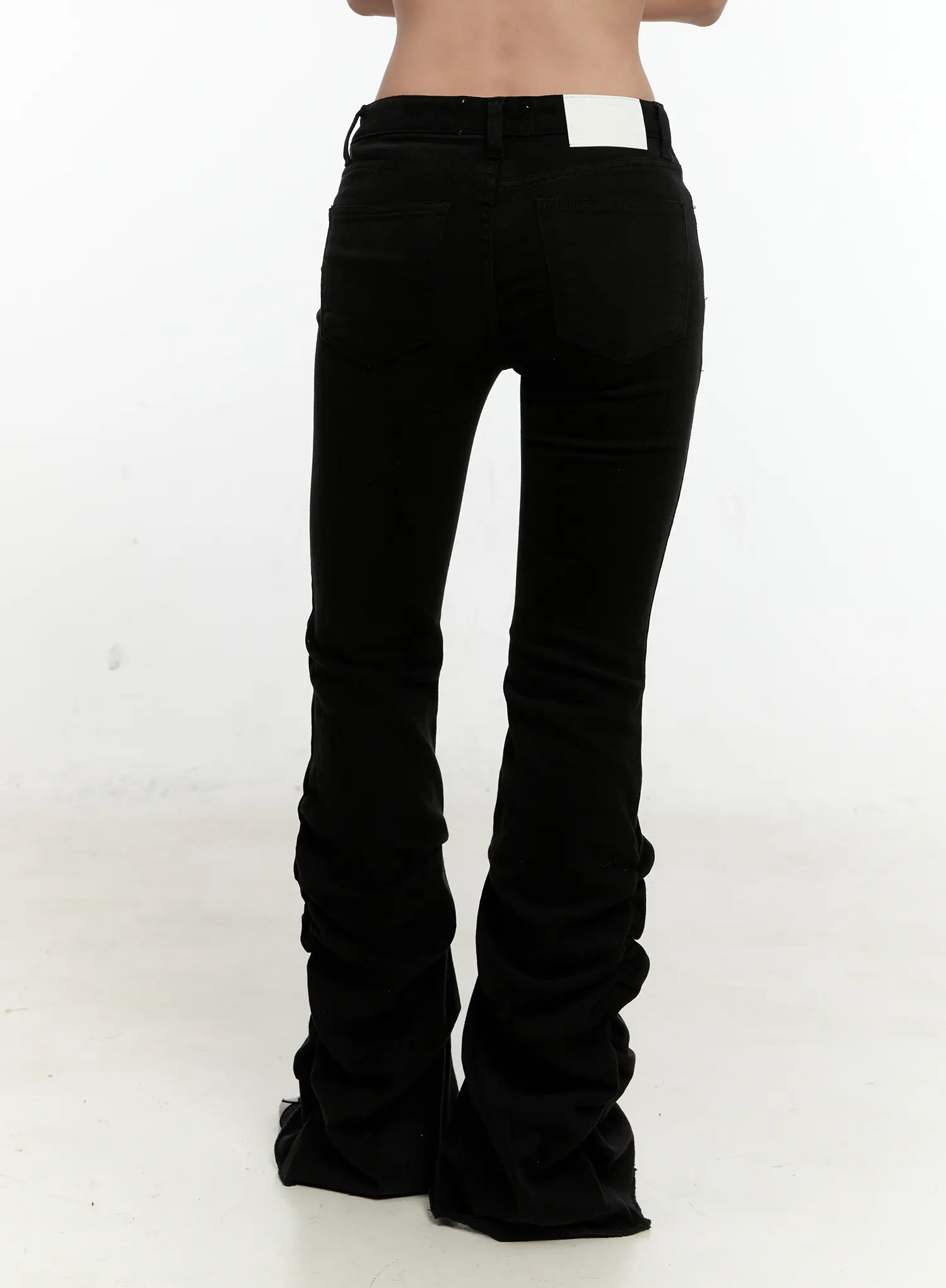 Romina Shirring Fleece Bootcut Pants CN505 - Image 4