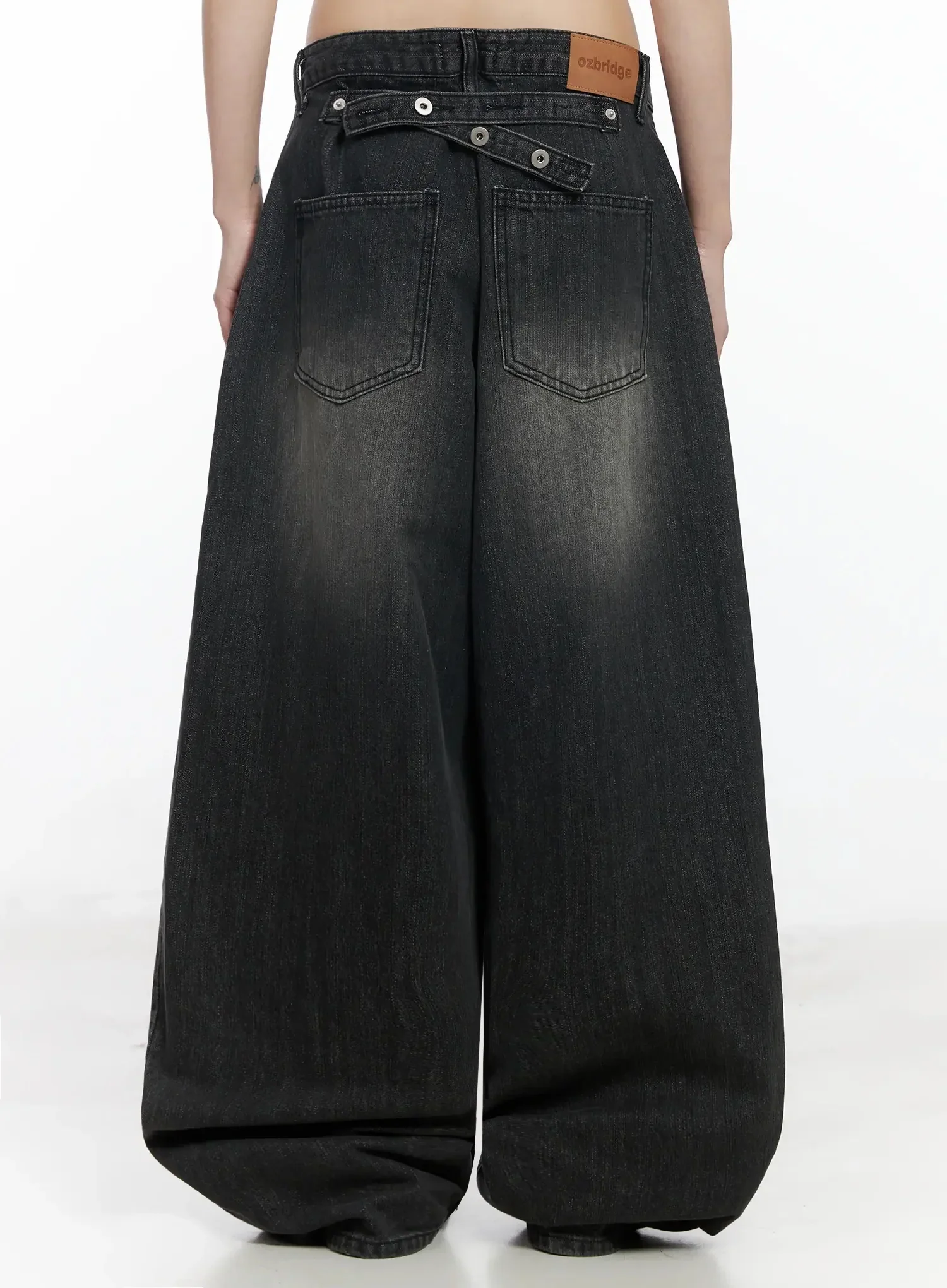 Romy Back-Belt Baggy Jeans IF505 - Image 2