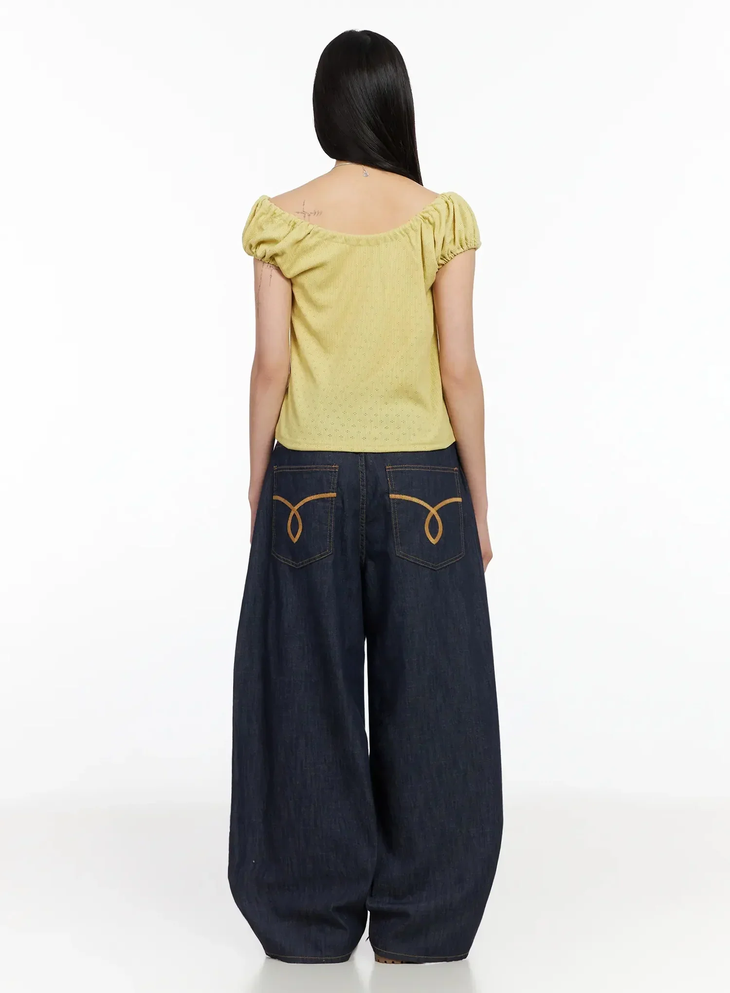 Rory Wide Leg Jeans IA523 - Image 8