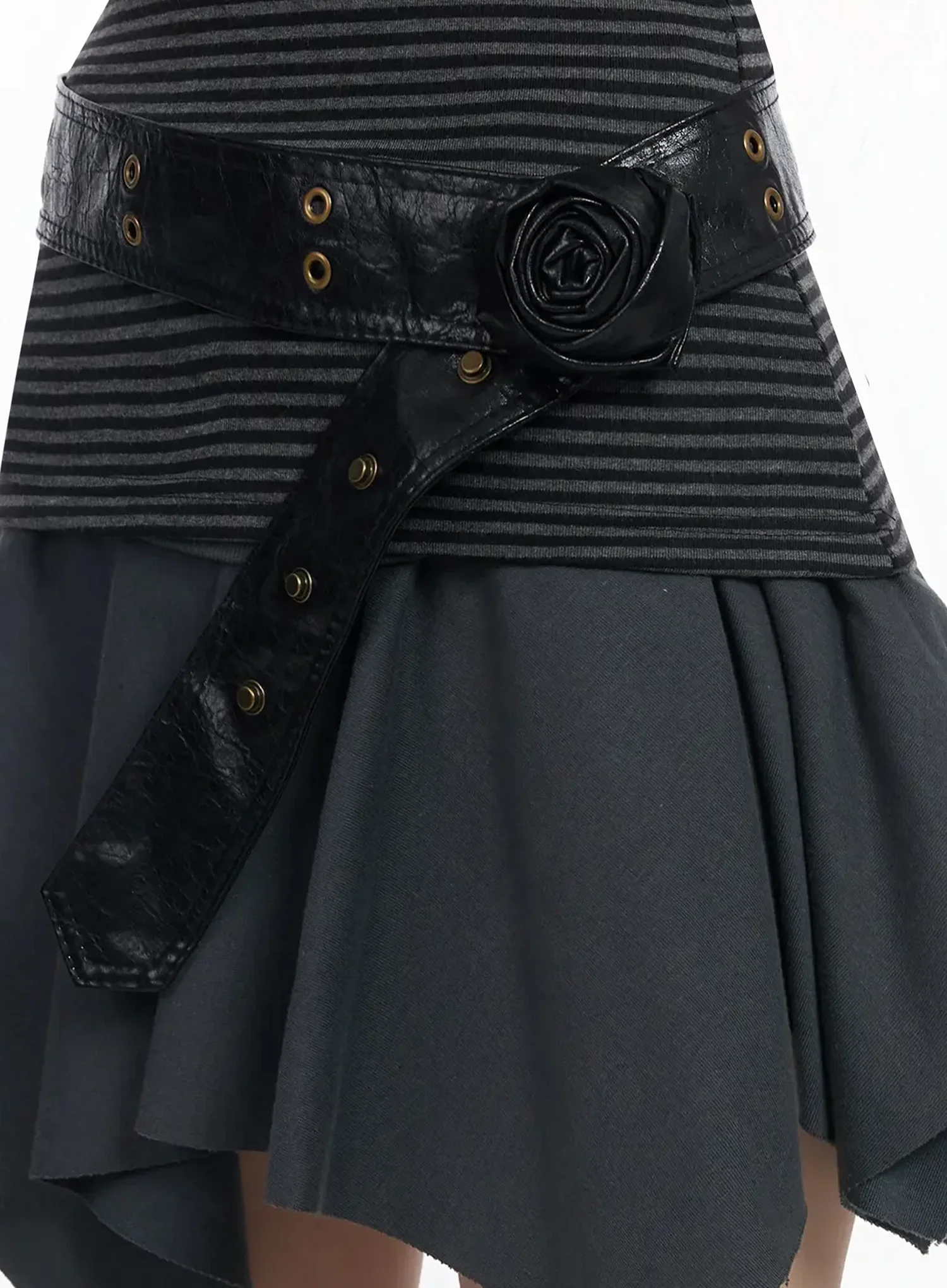 Rose Detail Snap Belt IY515 - Image 5
