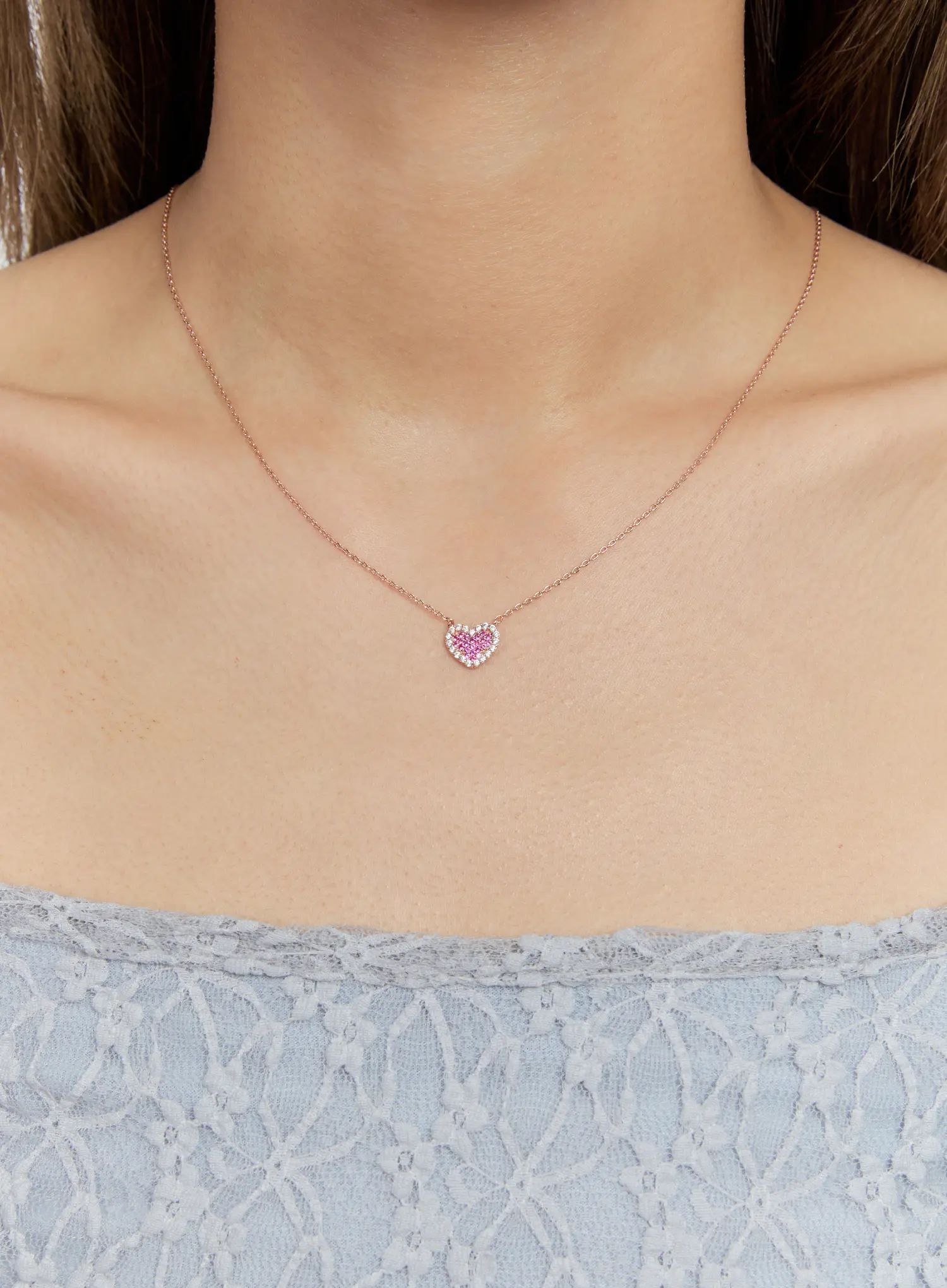 Rose Love Spark Necklace IS517 - Image 4