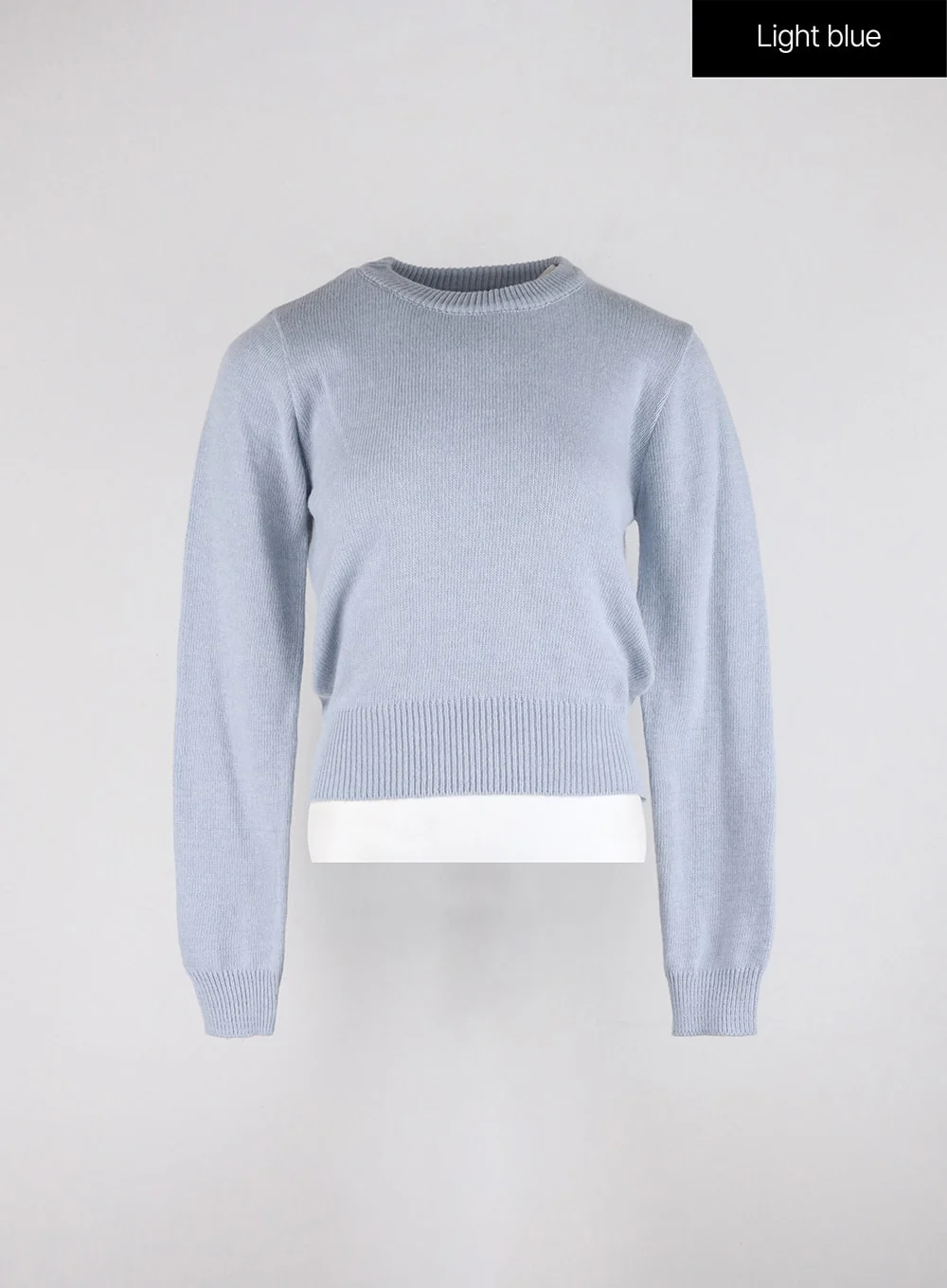 Round Neck Crop Knit Sweater OD326 - Image 10