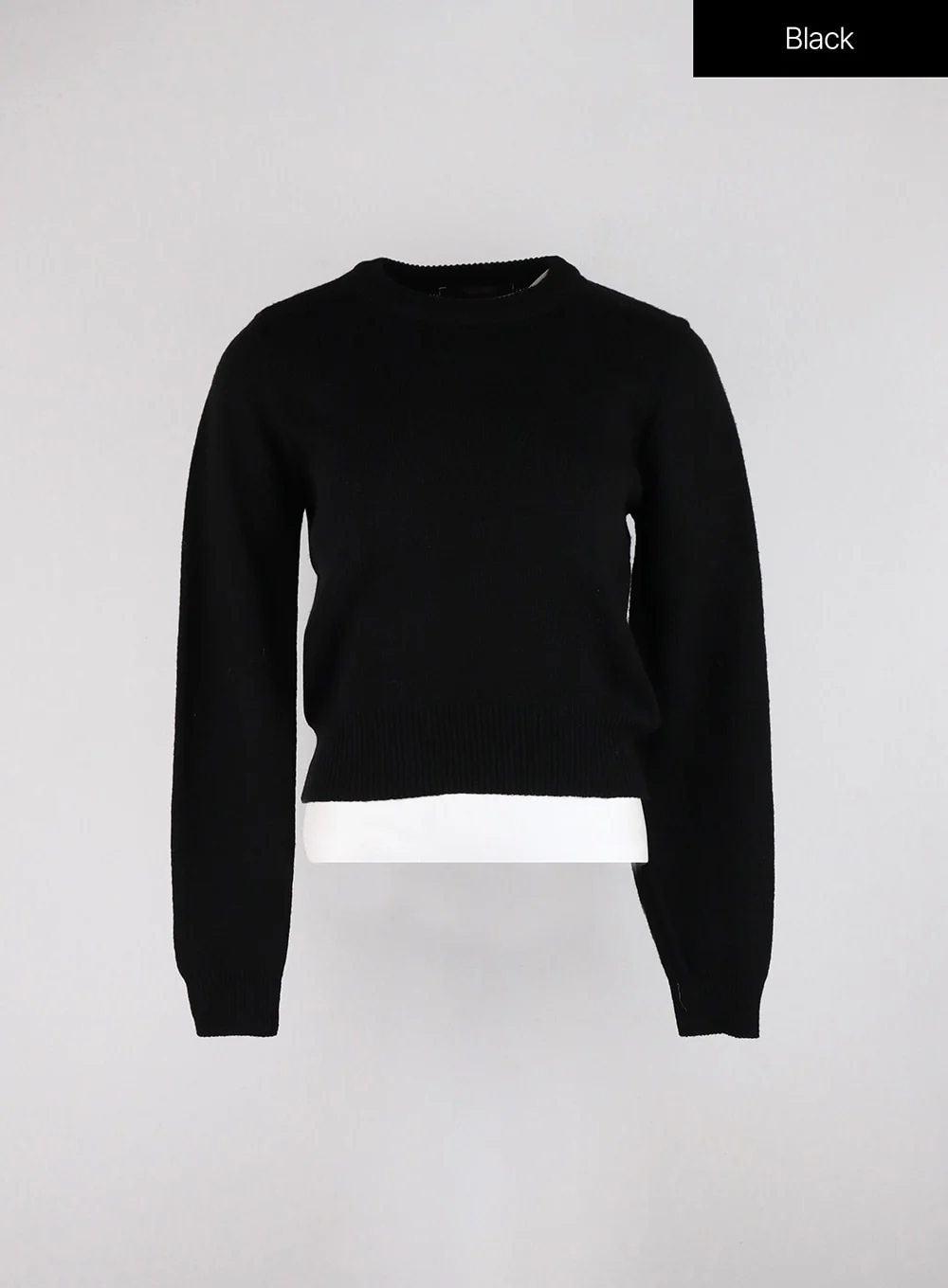 Round Neck Crop Knit Sweater OD326 - Image 12