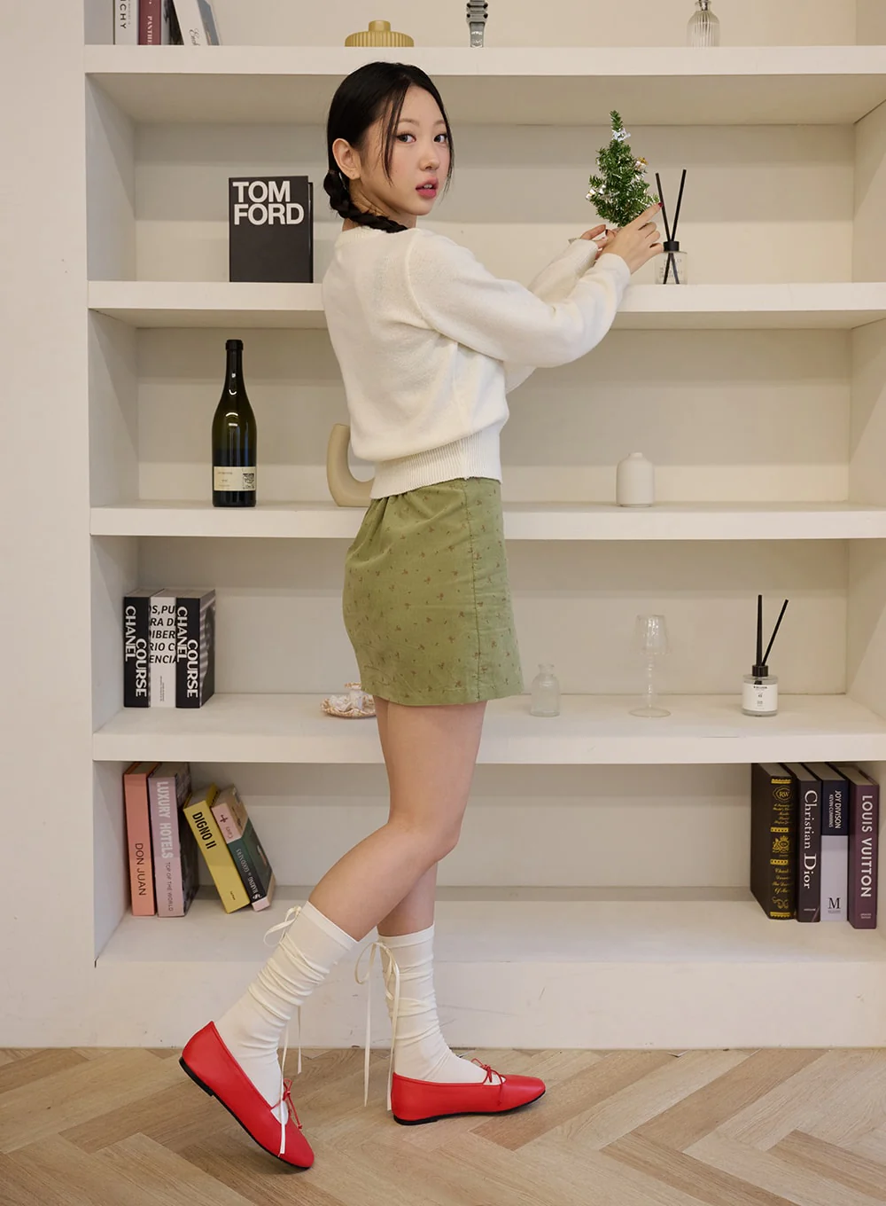 Round Neck Crop Knit Sweater OD326 - Image 6
