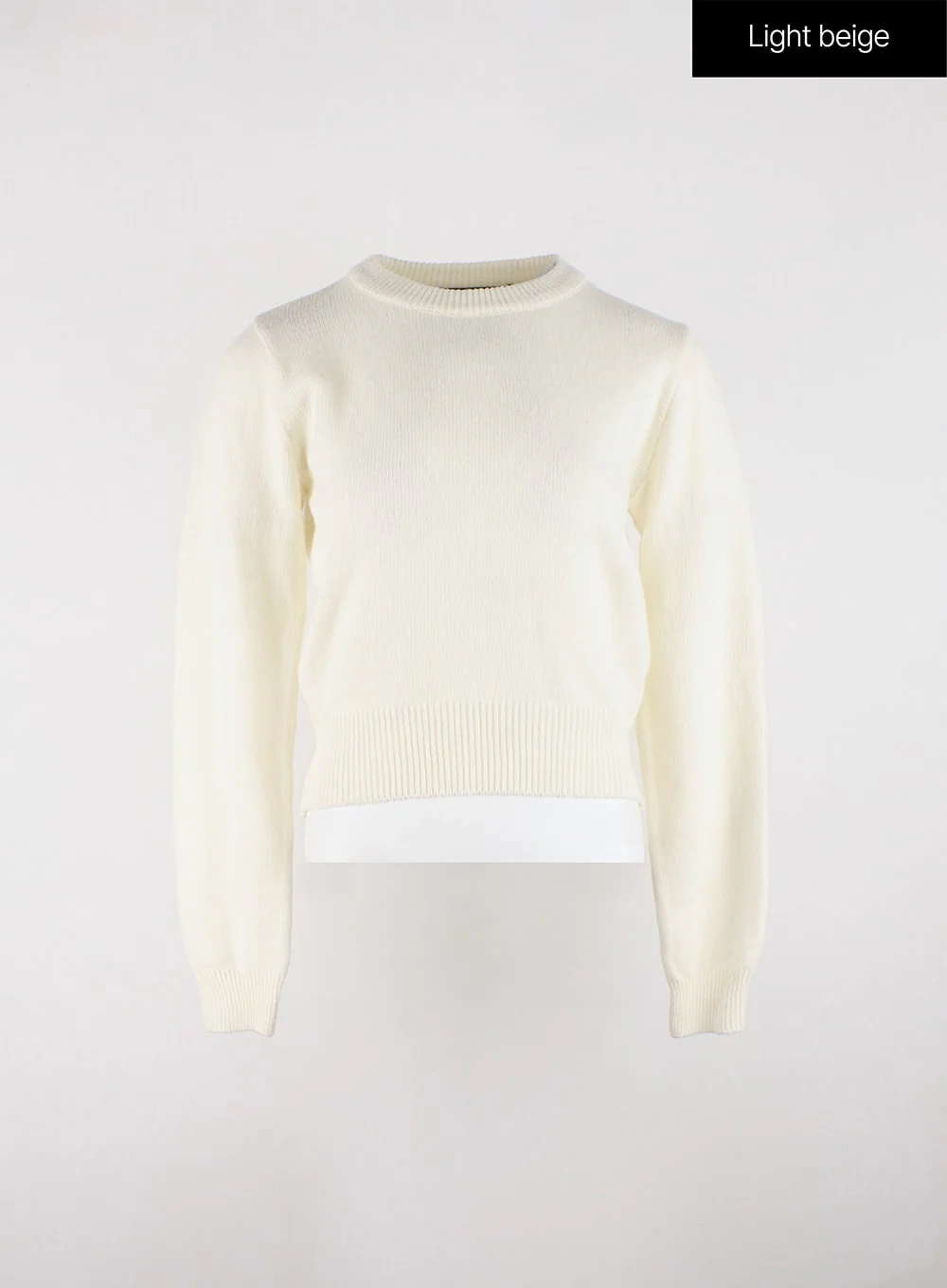 Round Neck Crop Knit Sweater OD326 - Image 7