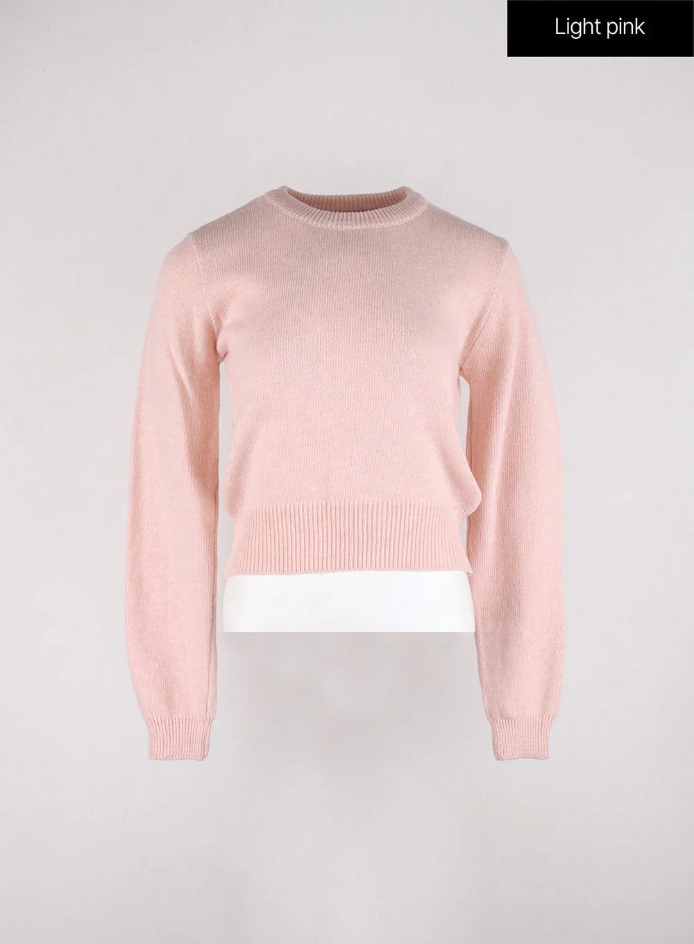 Round Neck Crop Knit Sweater OD326 - Image 9