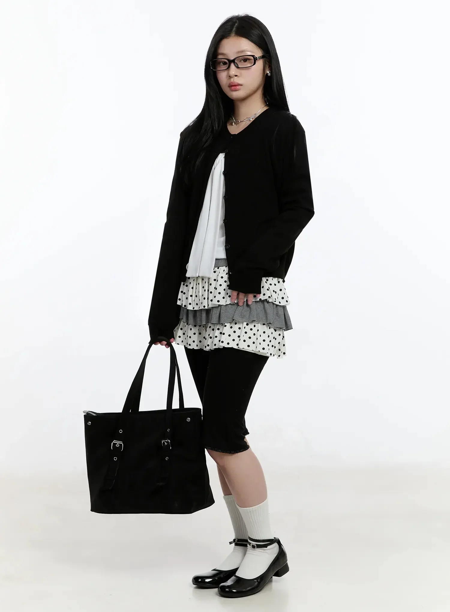 Round Neck Knit Cardigan IM519 - Image 12
