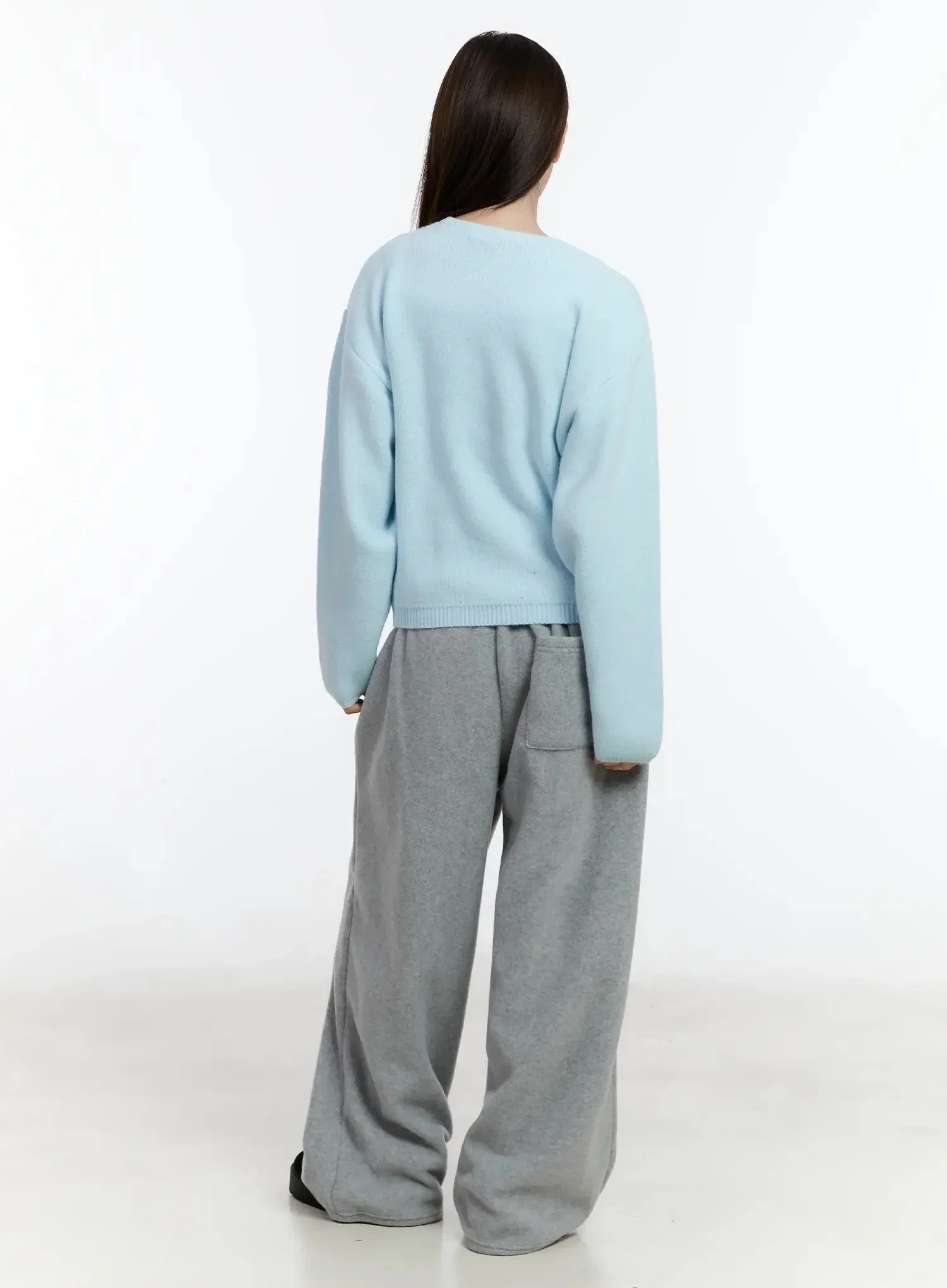 Round Neck Knit Sweater ID526 - Image 11