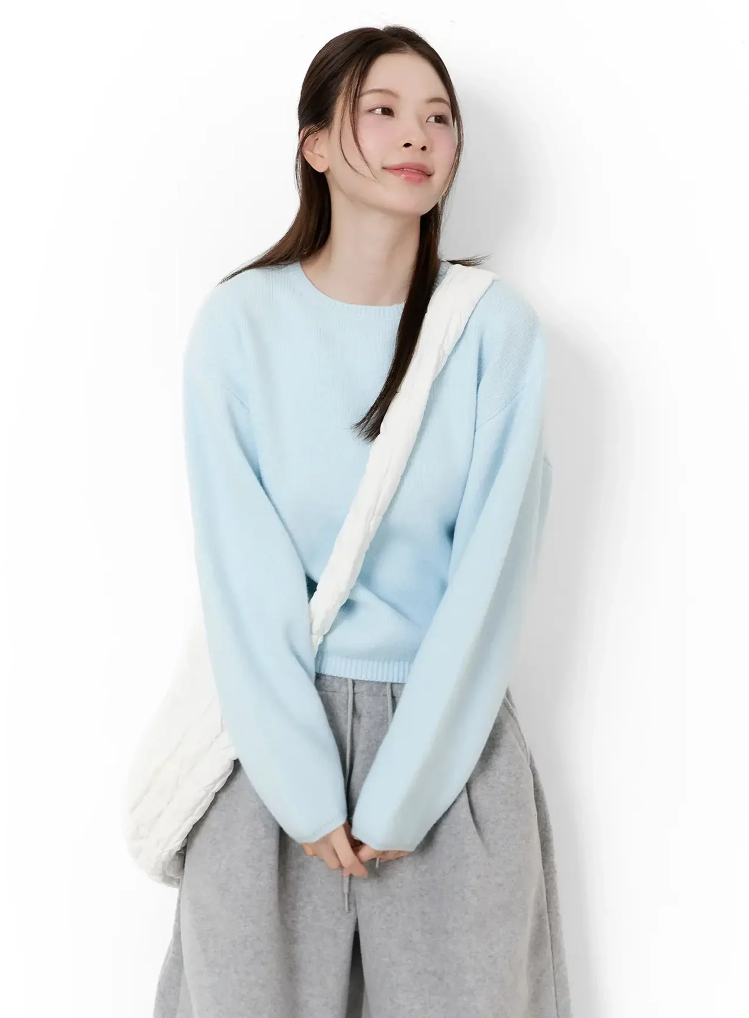 Round Neck Knit Sweater ID526 - Image 12