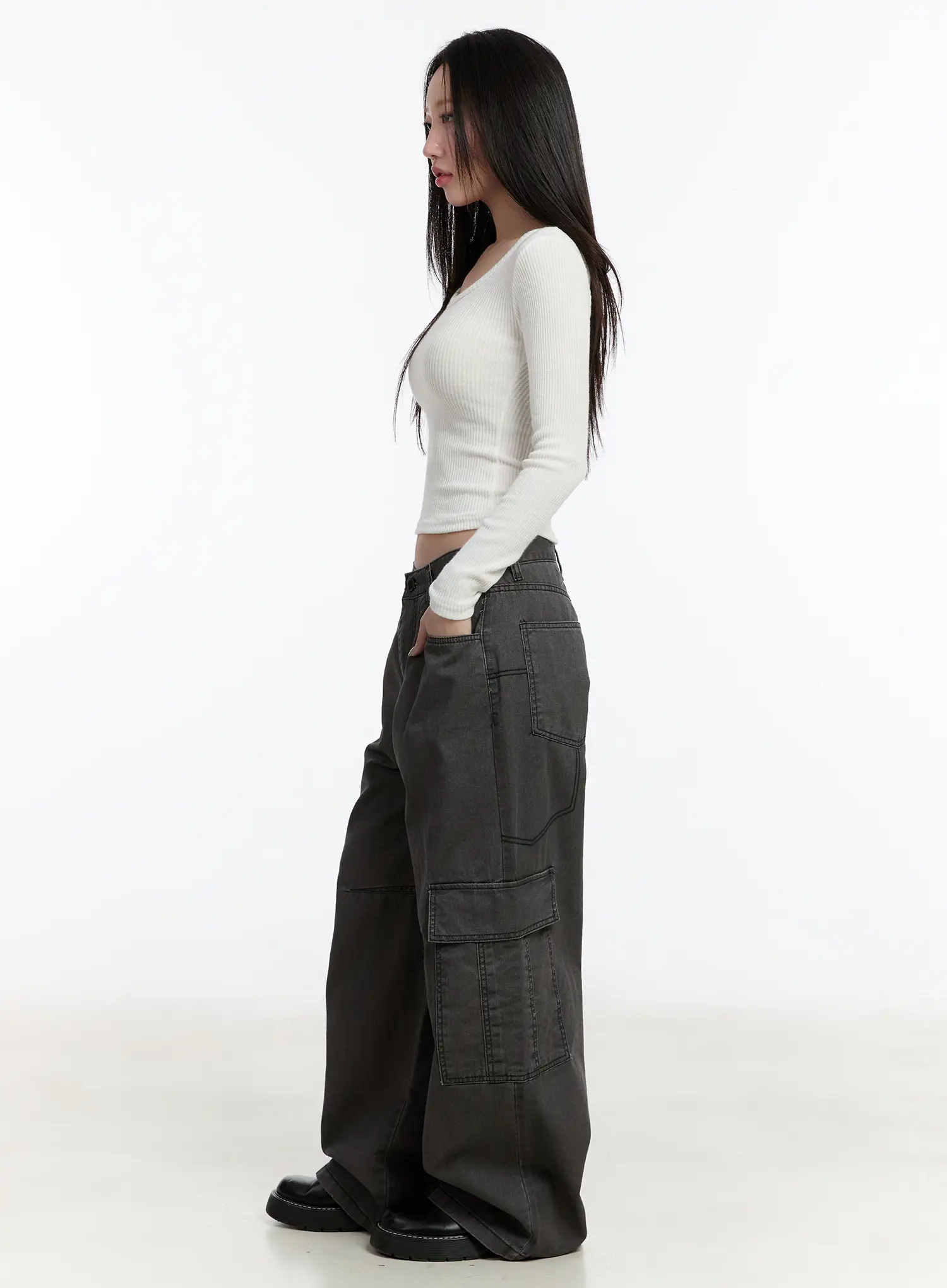Round Neck Long Sleeve Top CM511 - Image 5